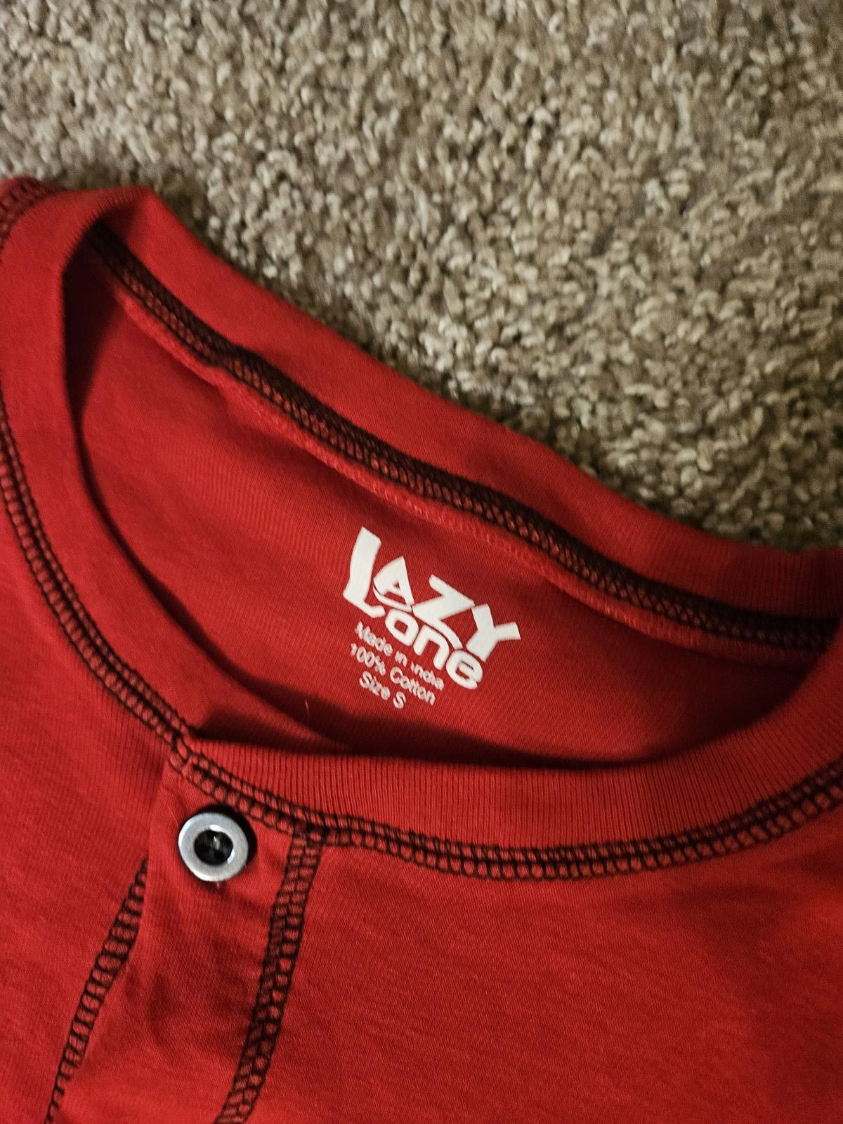 Designer Nwt FlapJacks Lazy One Unisex Red Bear Bum Pajamas Size ONE SIZE - 6 Thumbnail