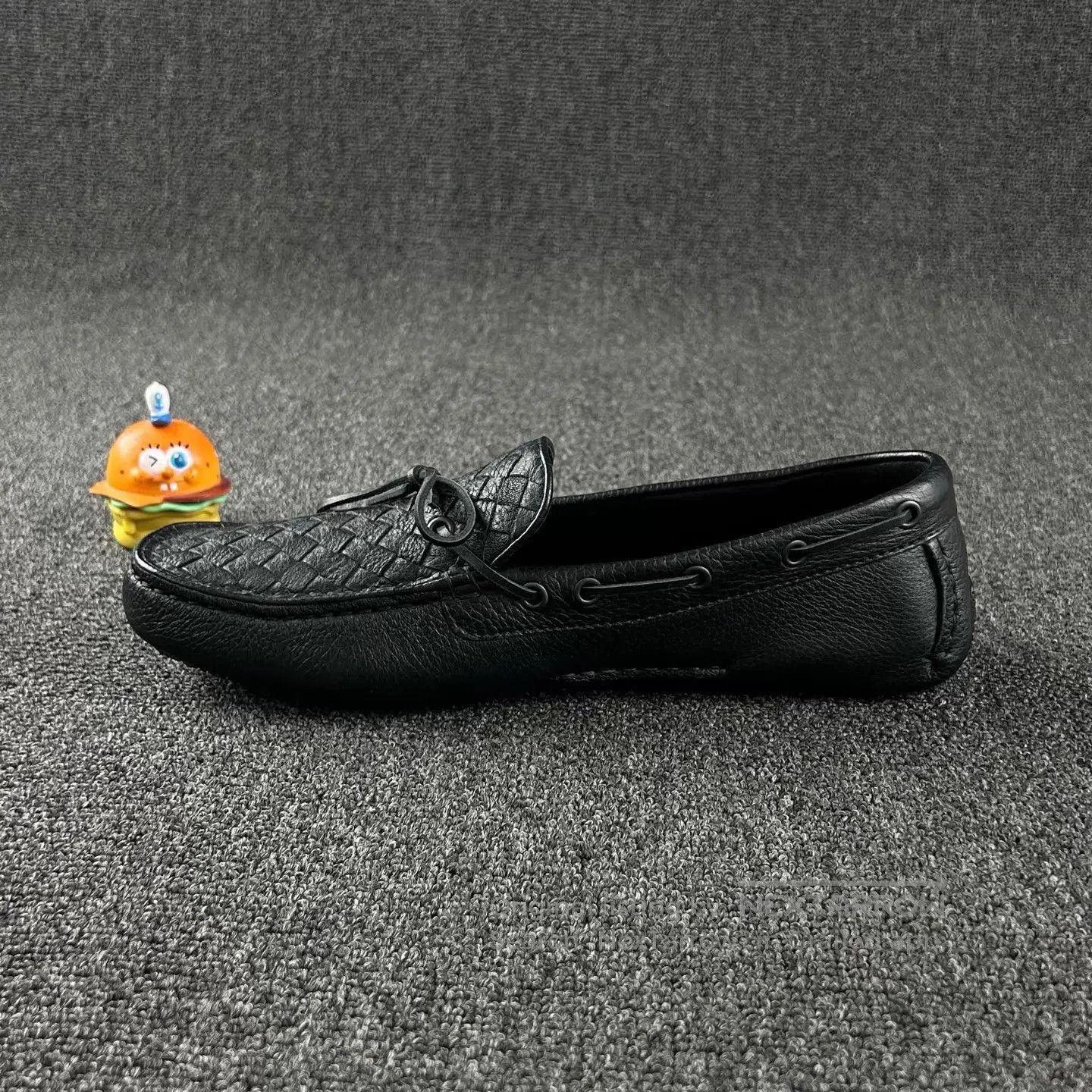 Bottega Veneta Black Woven Leather Slip. Size US 8 / EU 41 - 3 Thumbnail