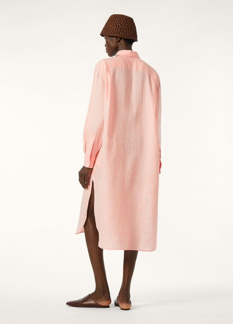 Loro Piana o1srvl11e0526 FAP3840 Lora Dress in Light Pink Size L / US 10 / IT 46 - 5 Thumbnail