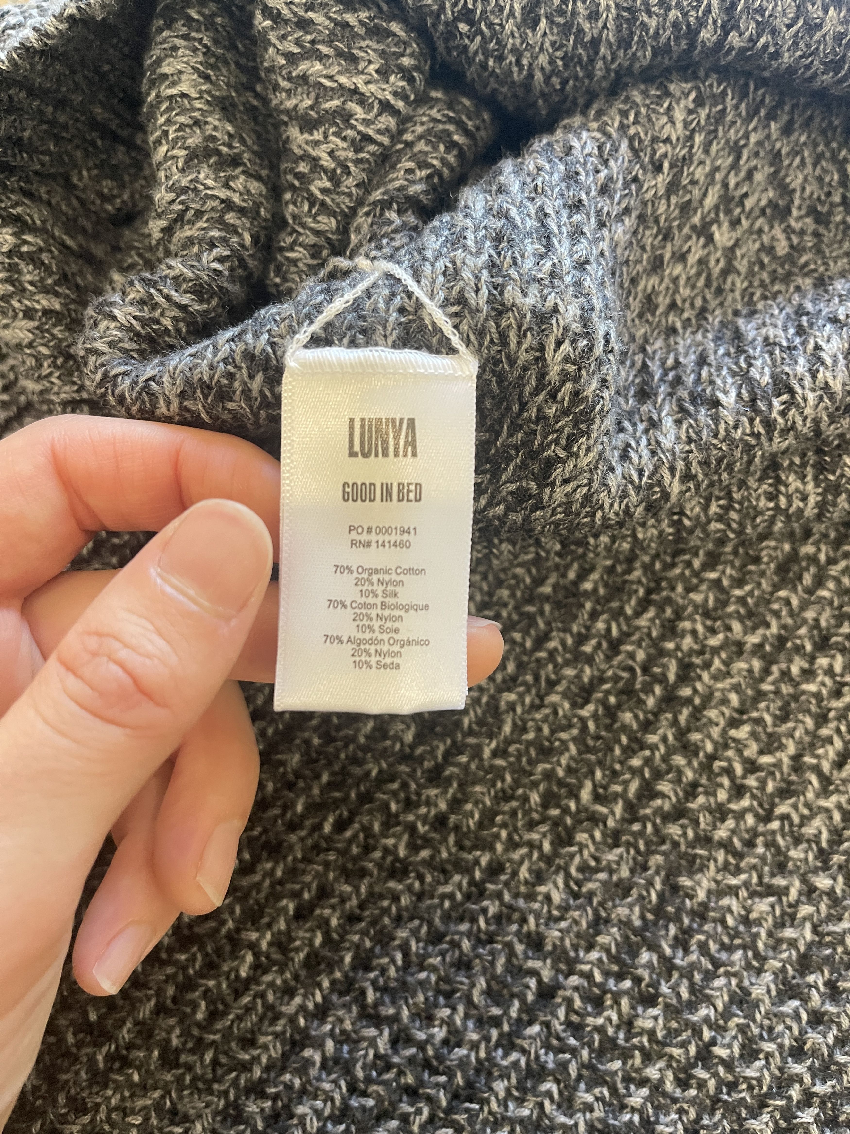 Lunya Lunya Mens CottonSilk Henley Pull Over Crew Sweater Size US M / EU 48-50 / 2 - 8 Thumbnail