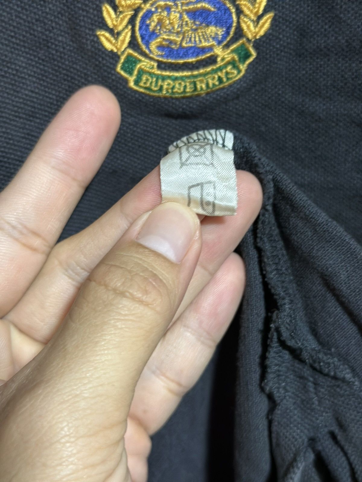 Burberry × Vintage Vintage Burberrys London Sun Faded Polo Tee Size US L / EU 52-54 / 3 - 6 Thumbnail