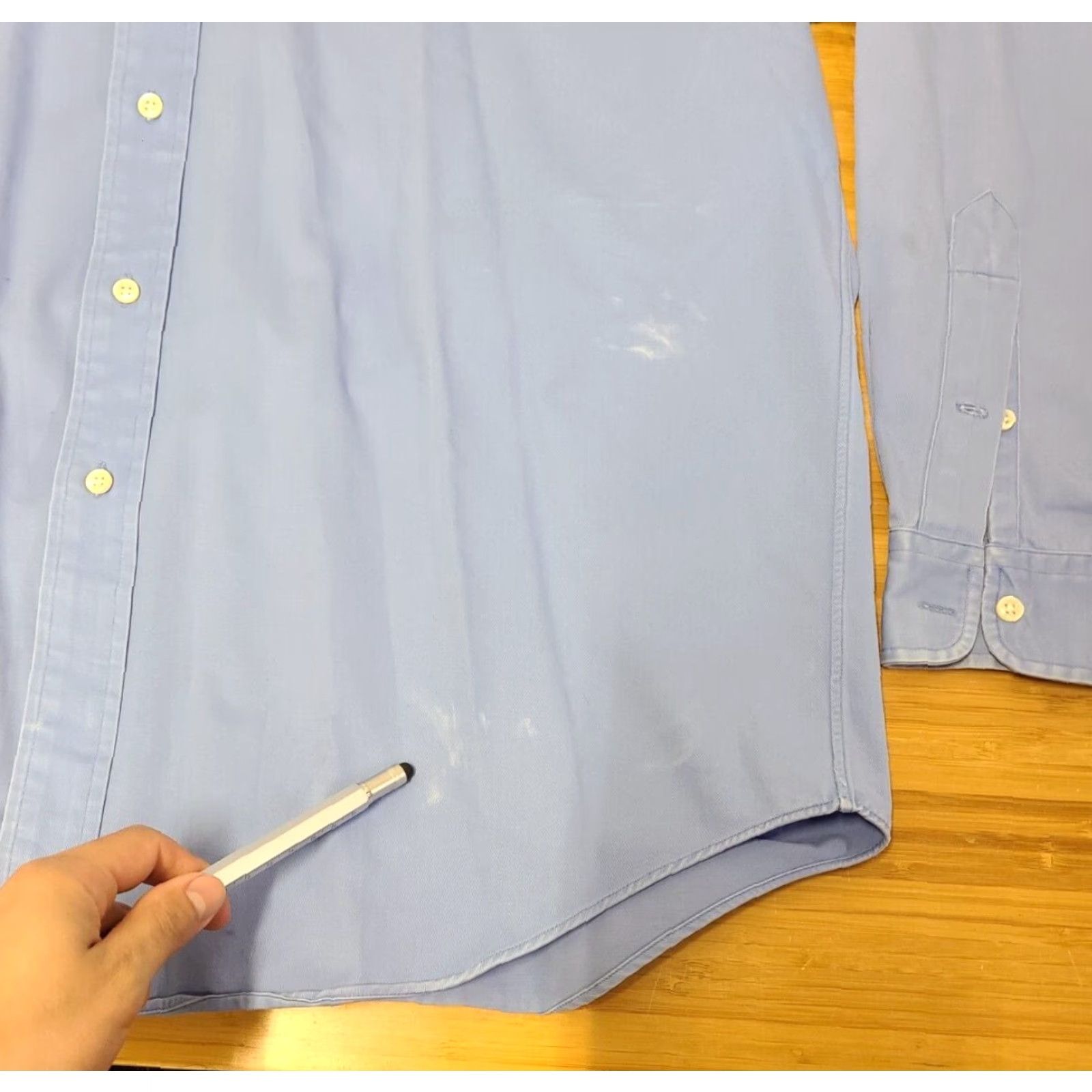Polo Ralph Lauren Polo Ralph Lauren Shirt Men's Light Blue Large Long Sleeve Button-Down Blake Size US L / EU 52-54 / 3 - 4 Thumbnail