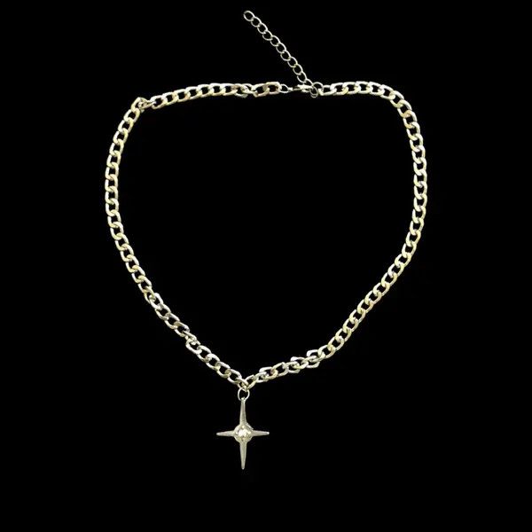 Jewelry Chain Crystal Abstract Star Pop Fantasy Necklace Size ONE SIZE - 3 Thumbnail
