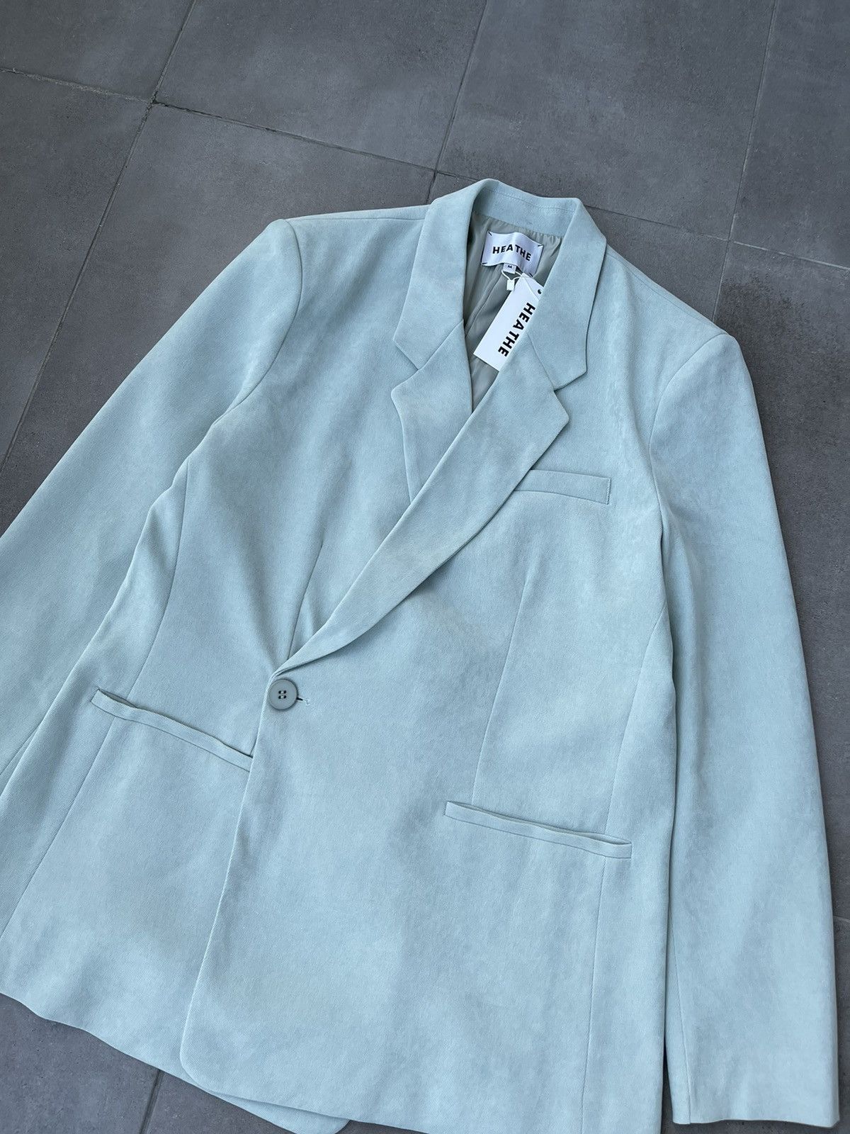 Other !DS! SS23 Heathe Pistachio Green Suit Size 40R - 10 Thumbnail