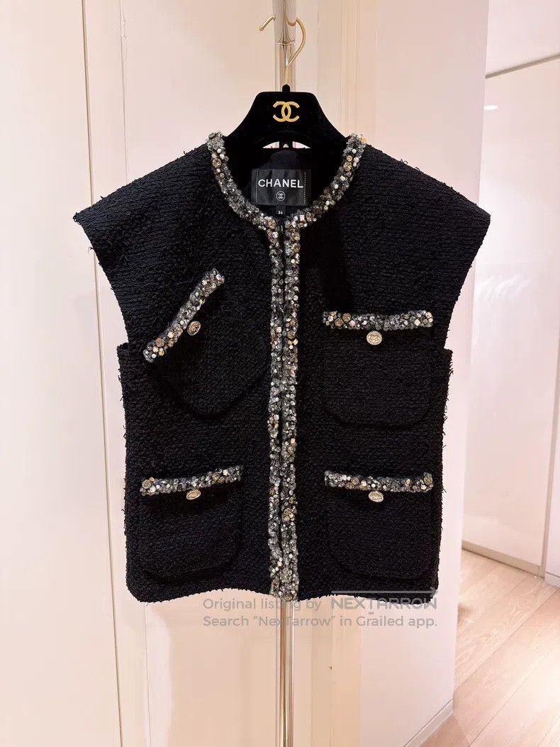 Chanel Chanel 21S spring and summer heavy industry four-pocket tw Size XXS / US 00 / IT 34 - 1 Thumbnail