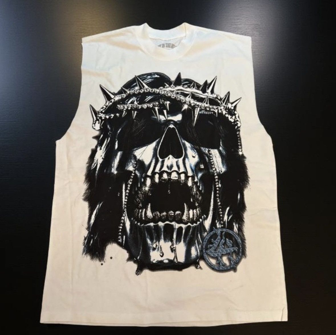 Lost hills 💀 Lost in the Hills “Skull Jesus” Sleeveless Tee –L Sold Out Size US L / EU 52-54 / 3 - 1 Thumbnail