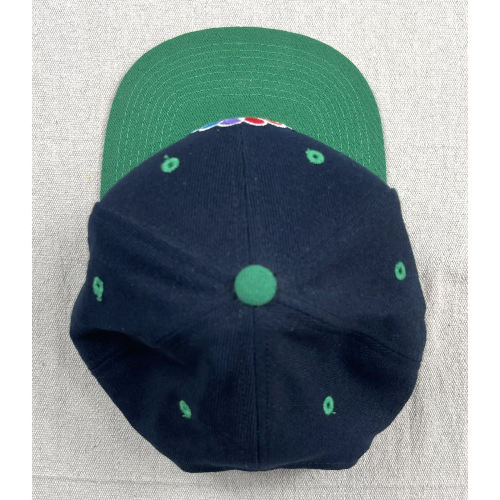 Sports Specialties VINTAGE Sports Specialties NBC Snapback Hat Black Adjustable Wool 90s Peacock Men Size ONE SIZE - 6 Thumbnail