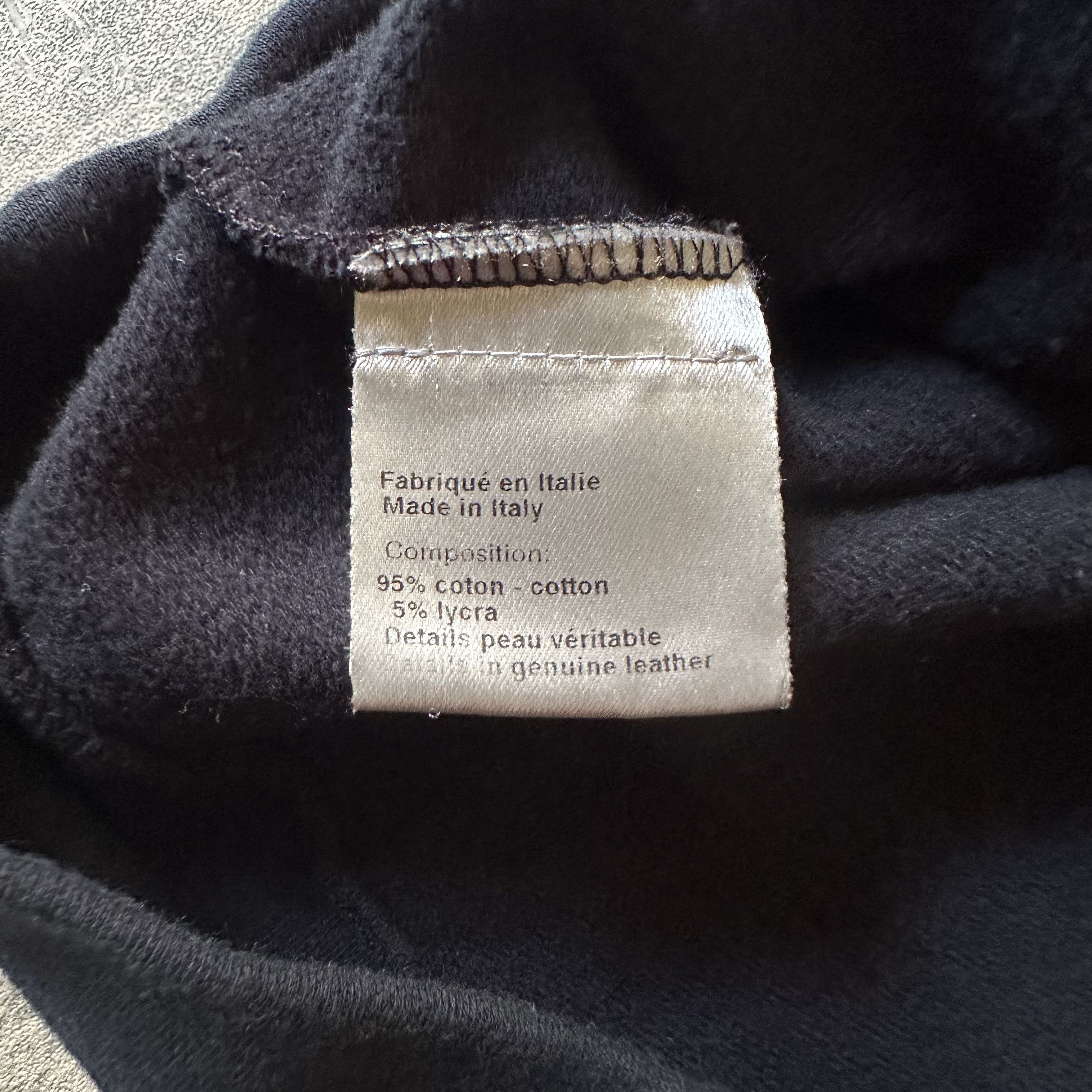 Dior AW04 ‘Leather Appliqué’ High-Neck Sleeveless Hoodie Size US S / EU 44-46 / 1 - 14 Thumbnail