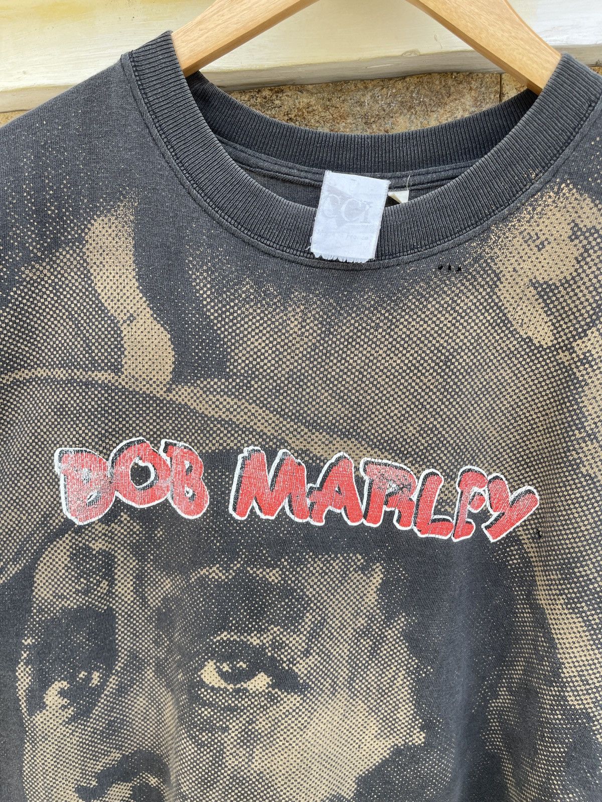 Bob Marley Vtg90s Thrashed🔥BobMarley Rastaman Vibration🔥AOP Faded Tee Size US XL / EU 56 / 4 - 4 Thumbnail