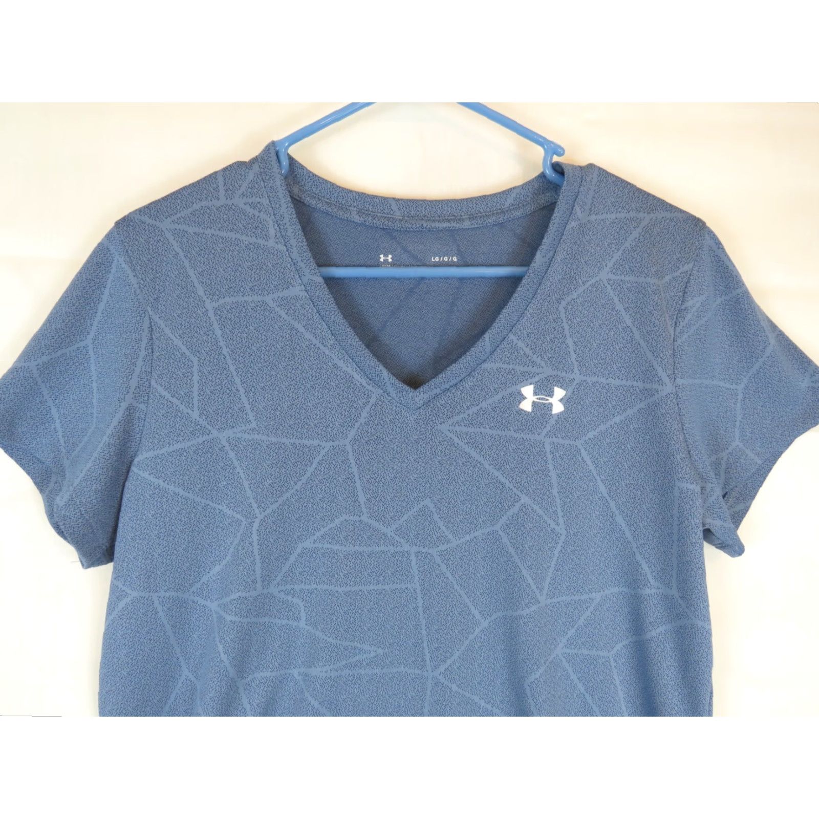 Under Armour Under Armour Men's Running Shirt Blue L Lightweight Summer Excellent Condition Pullover Activewear/HeatGear Casual Mens Size US L / EU 52-54 / 3 - 3 Thumbnail