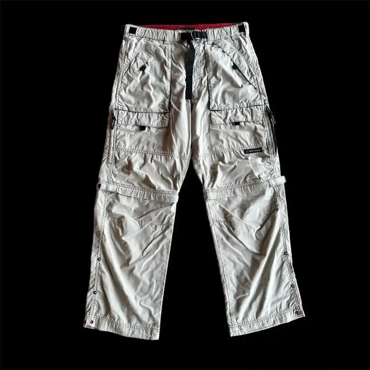 JNCO STEALS🔥THRILLER CARGO BAGGY MULTIPOCKET PARACHUTE ( 2 in 1) Size US 33 - 2 Thumbnail