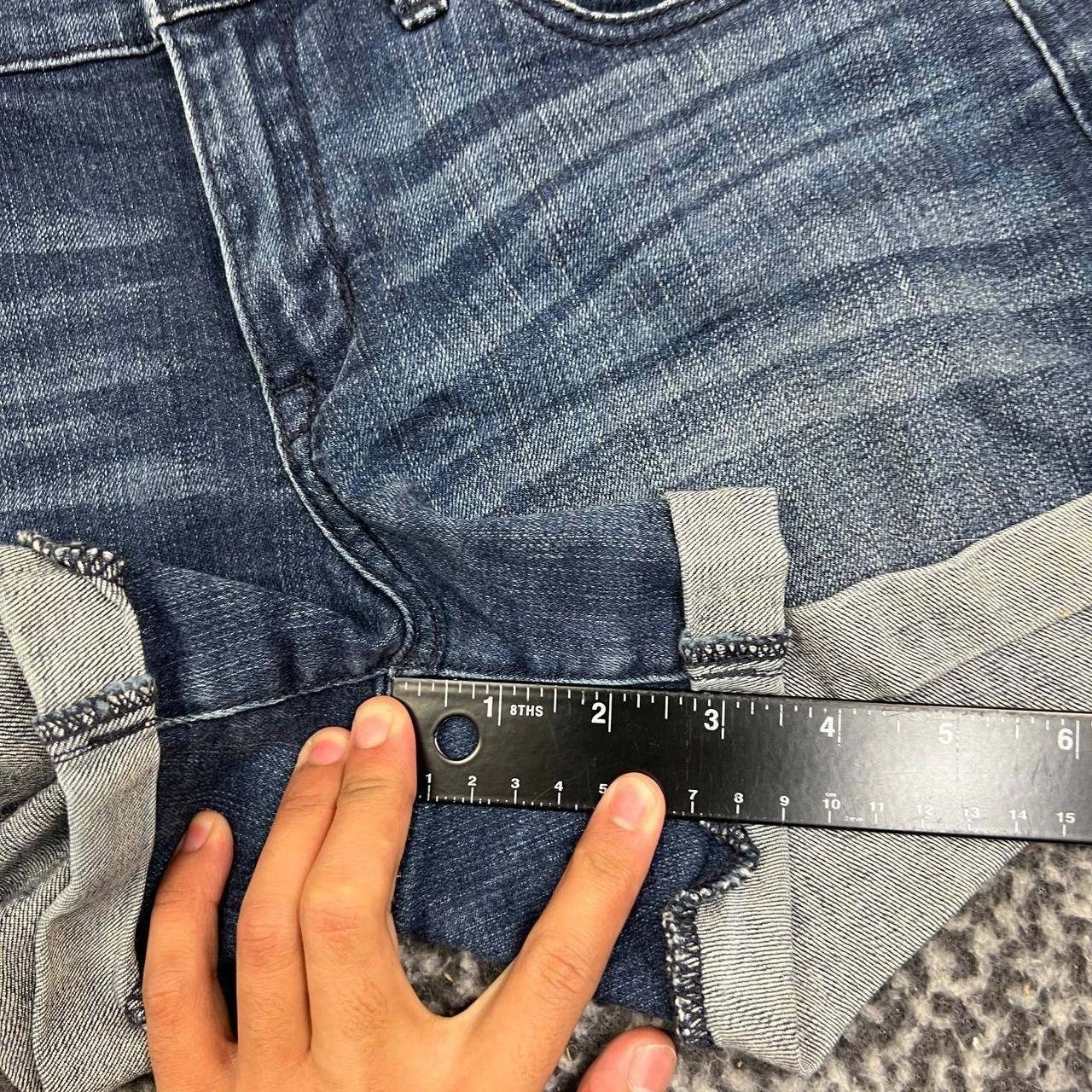 Abercrombie & Fitch Abercrombie & Fitch Shorts Women 6 Denim Jeans Cuffed 31x4 Size 31" - 6 Thumbnail