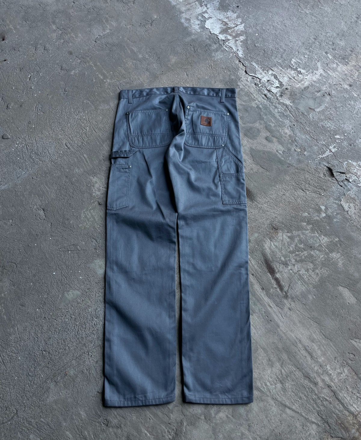 Crazy Vintage Faded Denim Carhartt Lincoln Double Knee