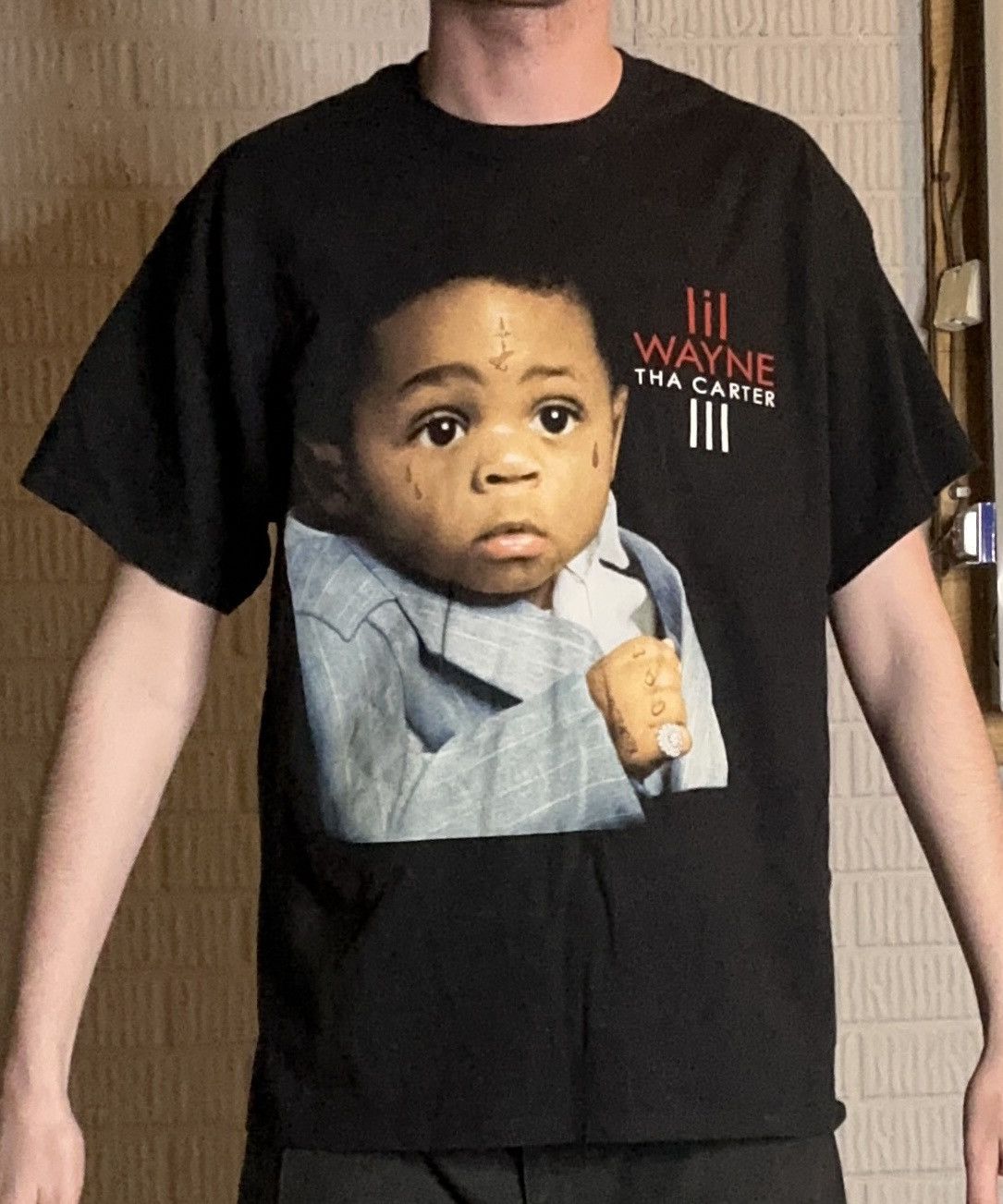 Rap Tees 2025 Lil Wayne Tha Carter 3 Rap Album T Shirt Size US L / EU 52-54 / 3 - 1 Thumbnail