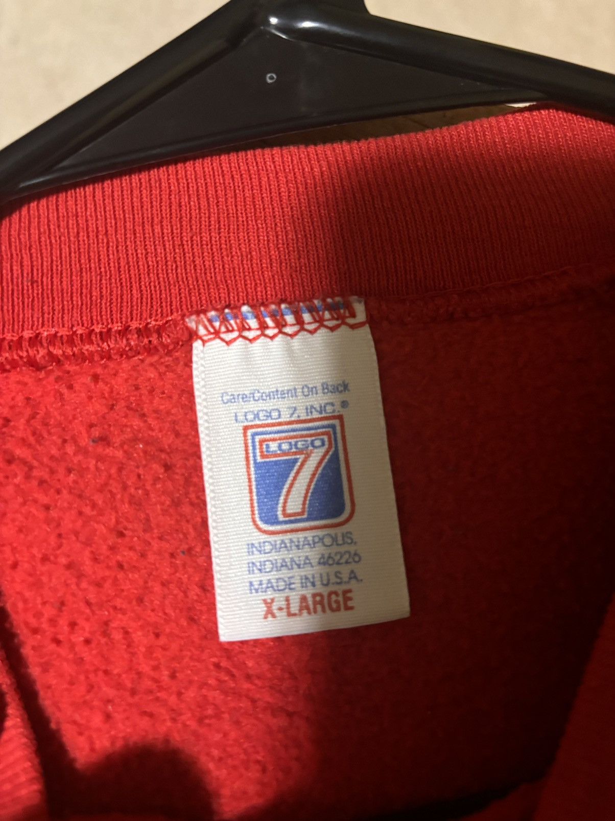 Logo 7 Las Vegas USA Logo 7 Bright City Lights Made in USA Red XL Size US XL / EU 56 / 4 - 3 Thumbnail