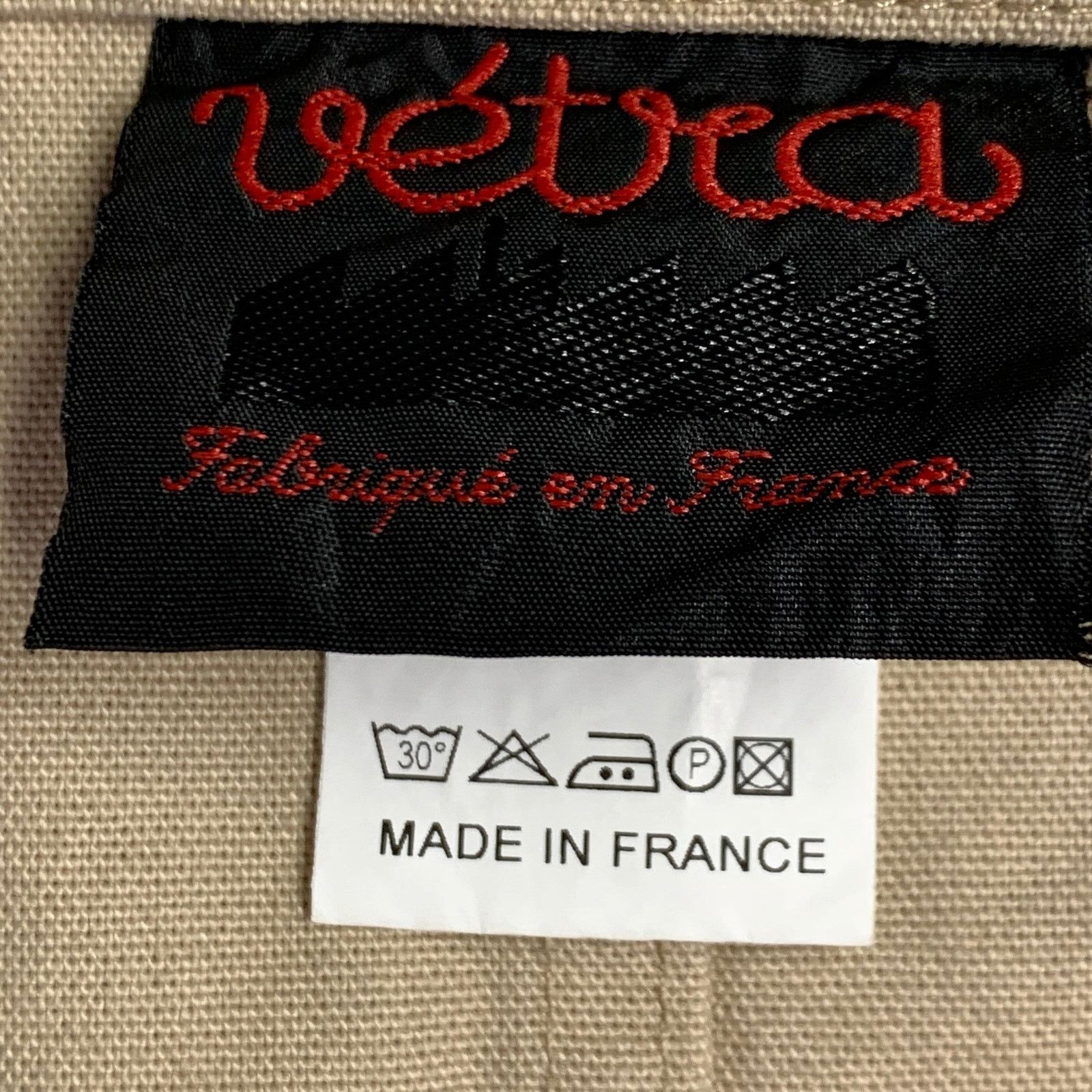 Vetra VETRA Size 36 Beige Cotton Two Pockets Vest Size 36R - 4 Thumbnail