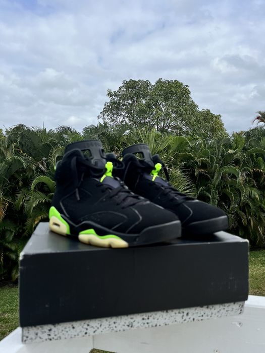 suede green jordan 6