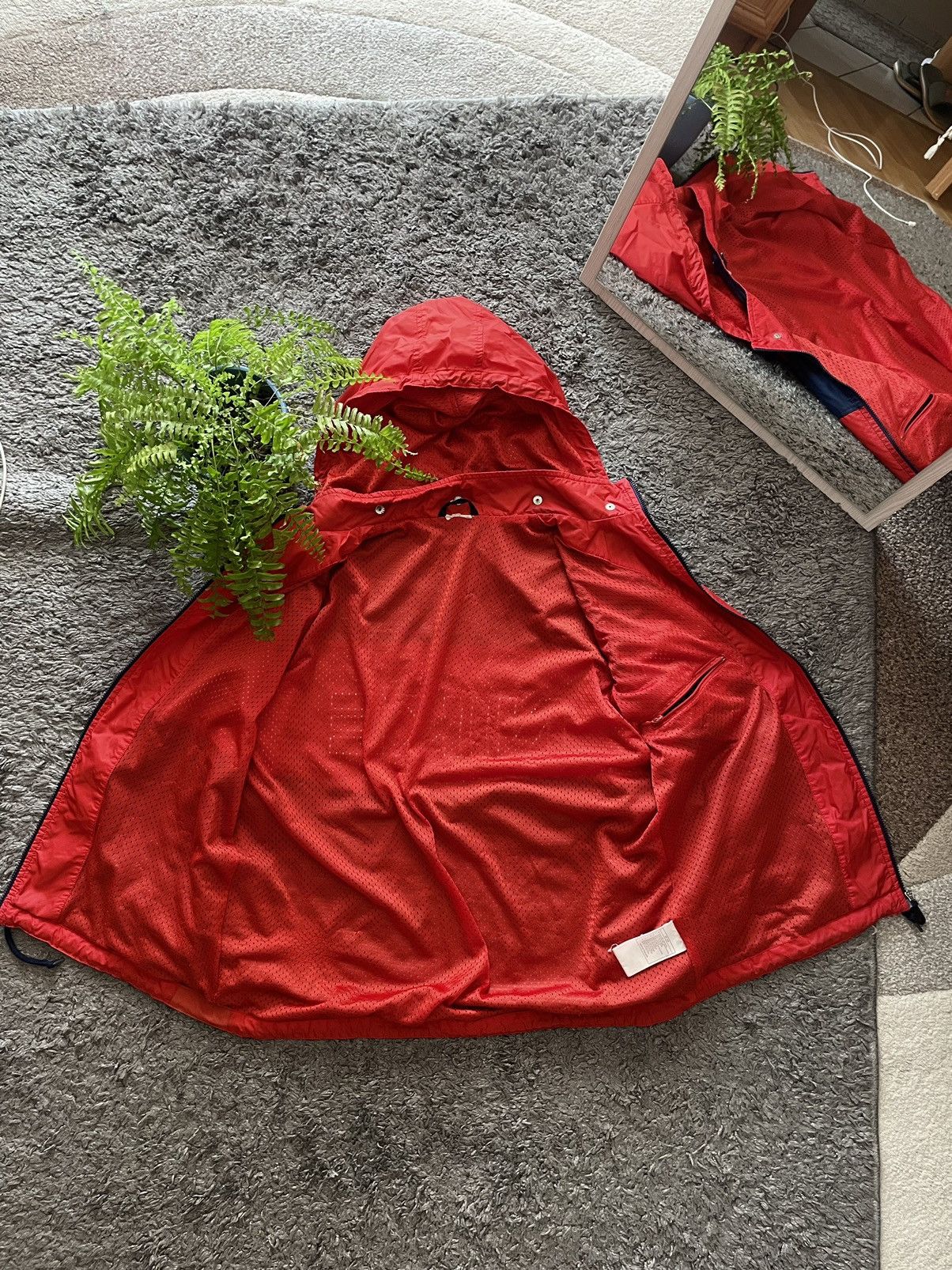 Nike × Vintage 90s Nike Vintage Light Jacket Streetwear Big Logo Swoosh Size US L / EU 52-54 / 3 - 19 Thumbnail