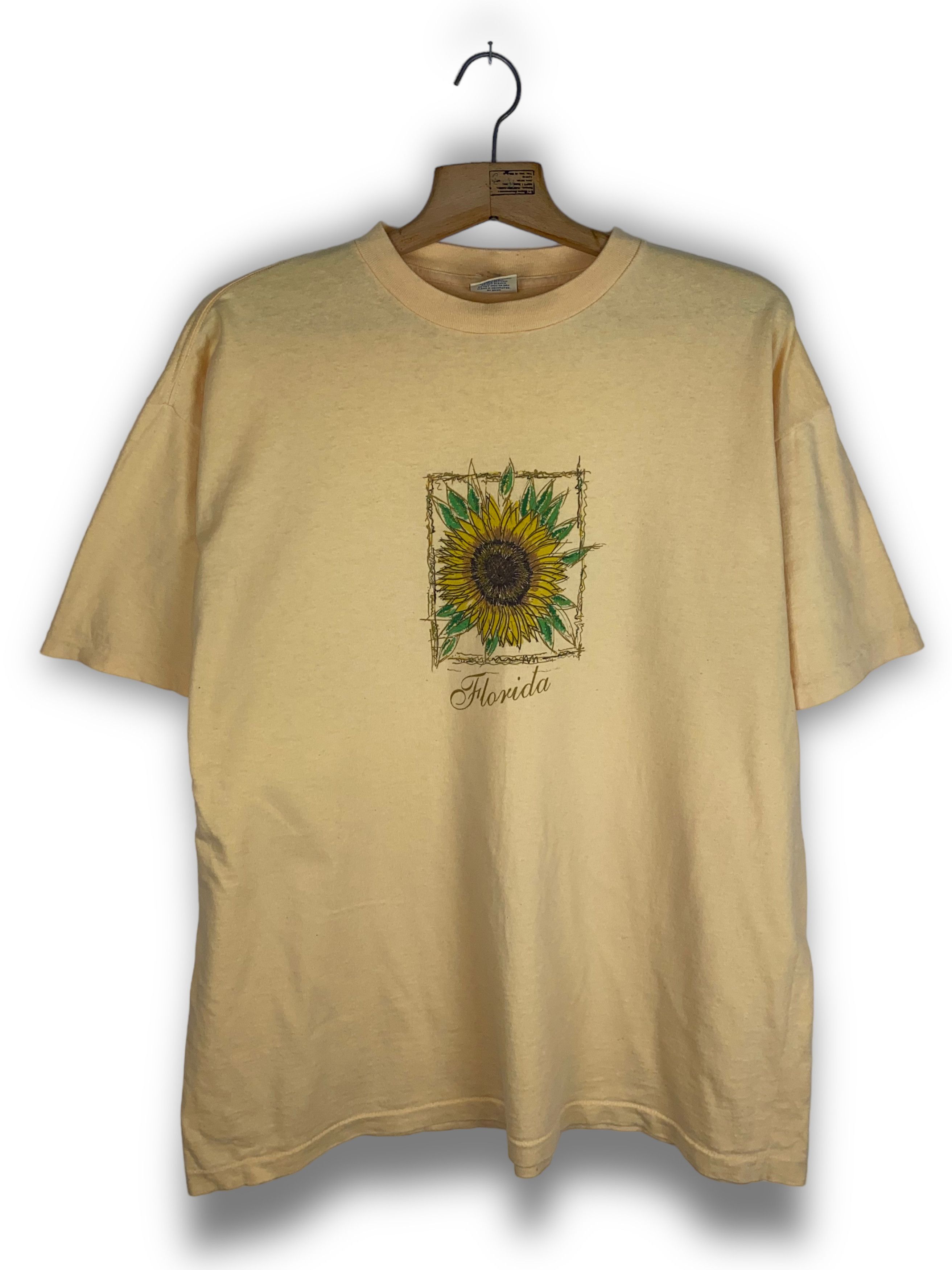 Vintage 90s Vintage Florida Graphic Single Stitch T-Shirt M450 Size US XL / EU 56 / 4 - 1 Thumbnail