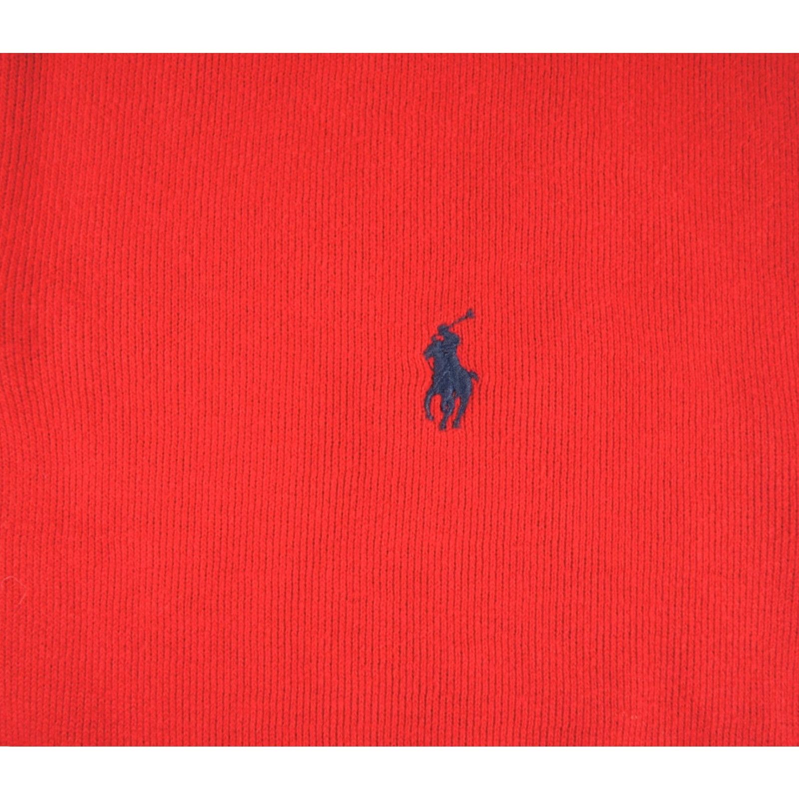 Polo Ralph Lauren VINTAGE Polo Ralph Lauren Men's Sweater XL Red Knit Pullover 1/4 Zip Preppy Classic Size US XL / EU 56 / 4 - 3 Thumbnail