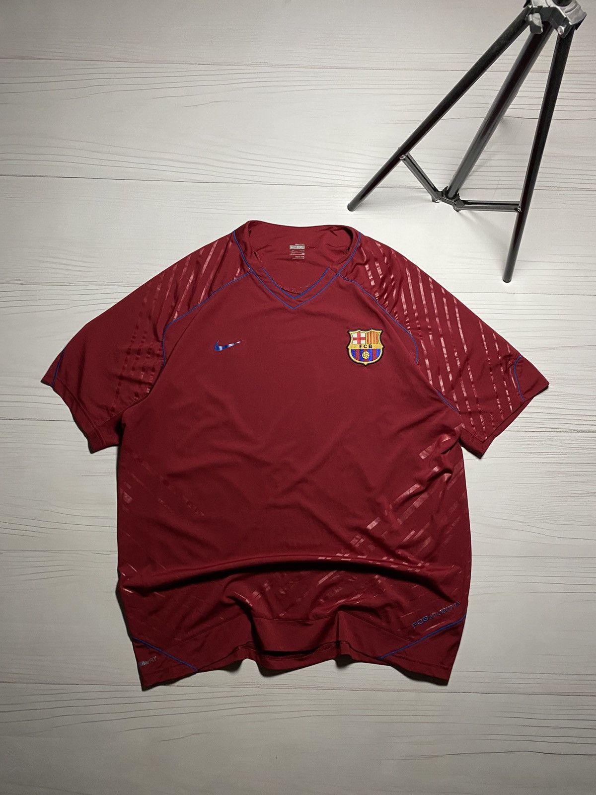 Nike Vintage Nike FC Barcelona 2007/08 training soccer jersey Size US XXL / EU 58 / 5 - 1 Thumbnail