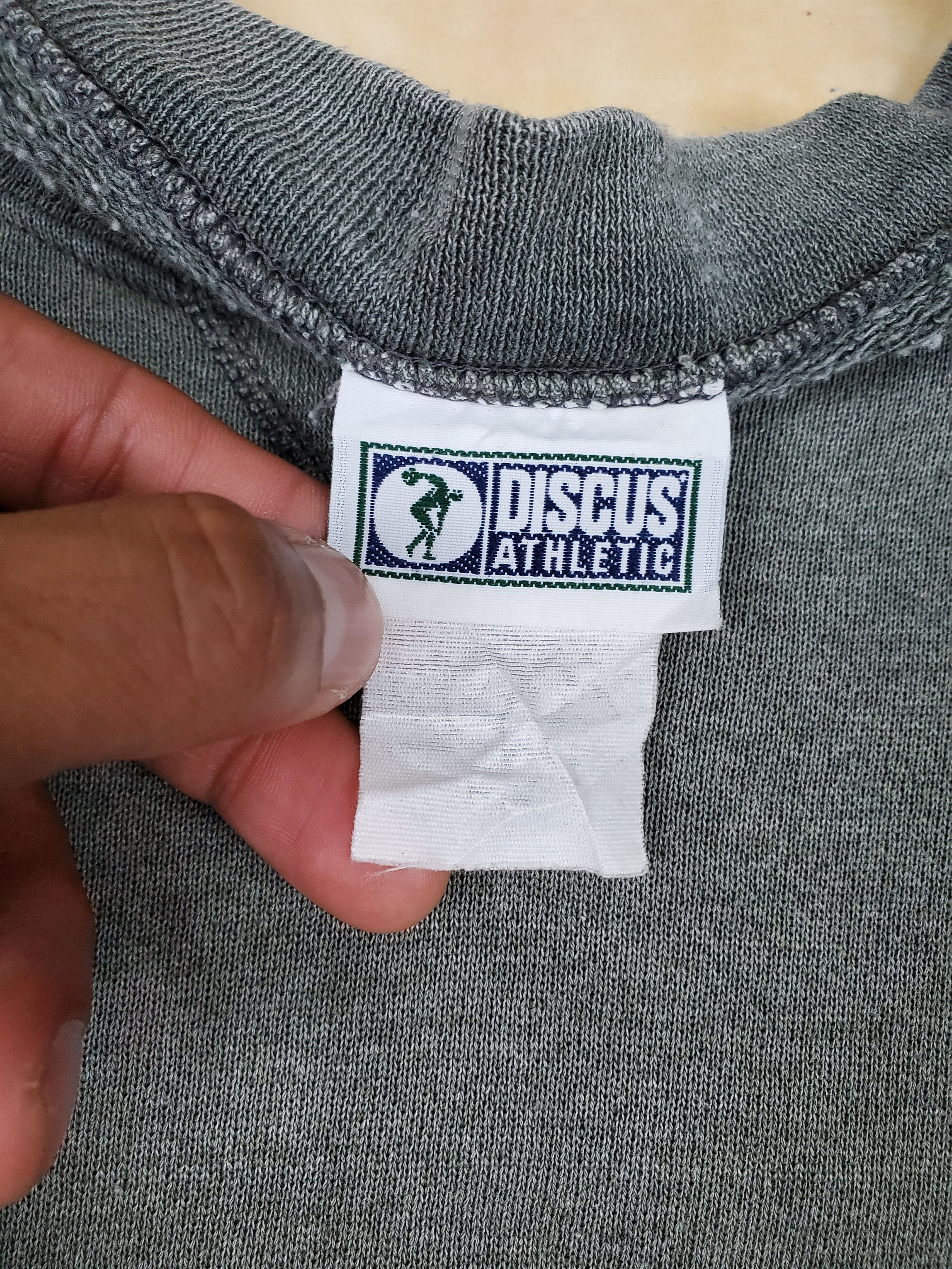 Vintage Vintage Trashed Discus Atletic Sweatshirts Size US L / EU 52-54 / 3 - 6 Thumbnail