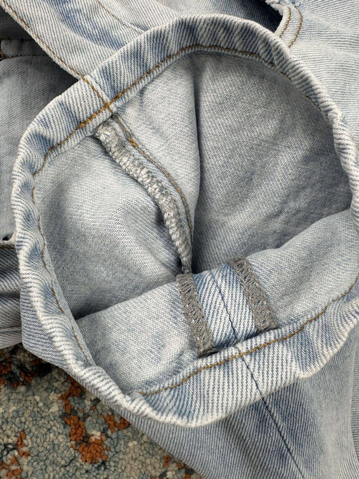 Off-White Off-White corp distress skinny light washed denim Size US 32 / EU 48 - 15 Thumbnail