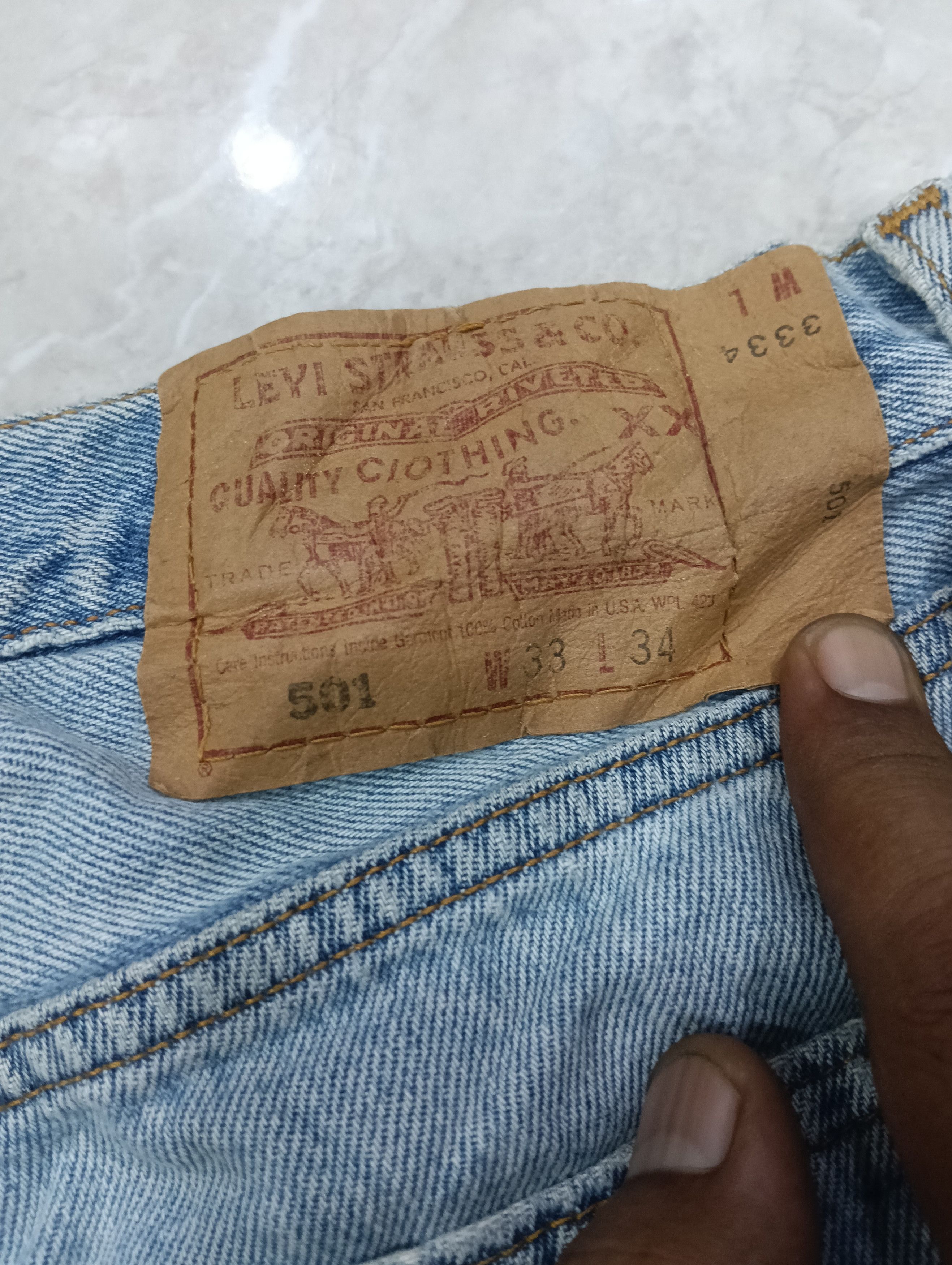 Levi's Vintage Clothing Vintage Levis 501 Single R Size US 32 / EU 48 - 9 Thumbnail