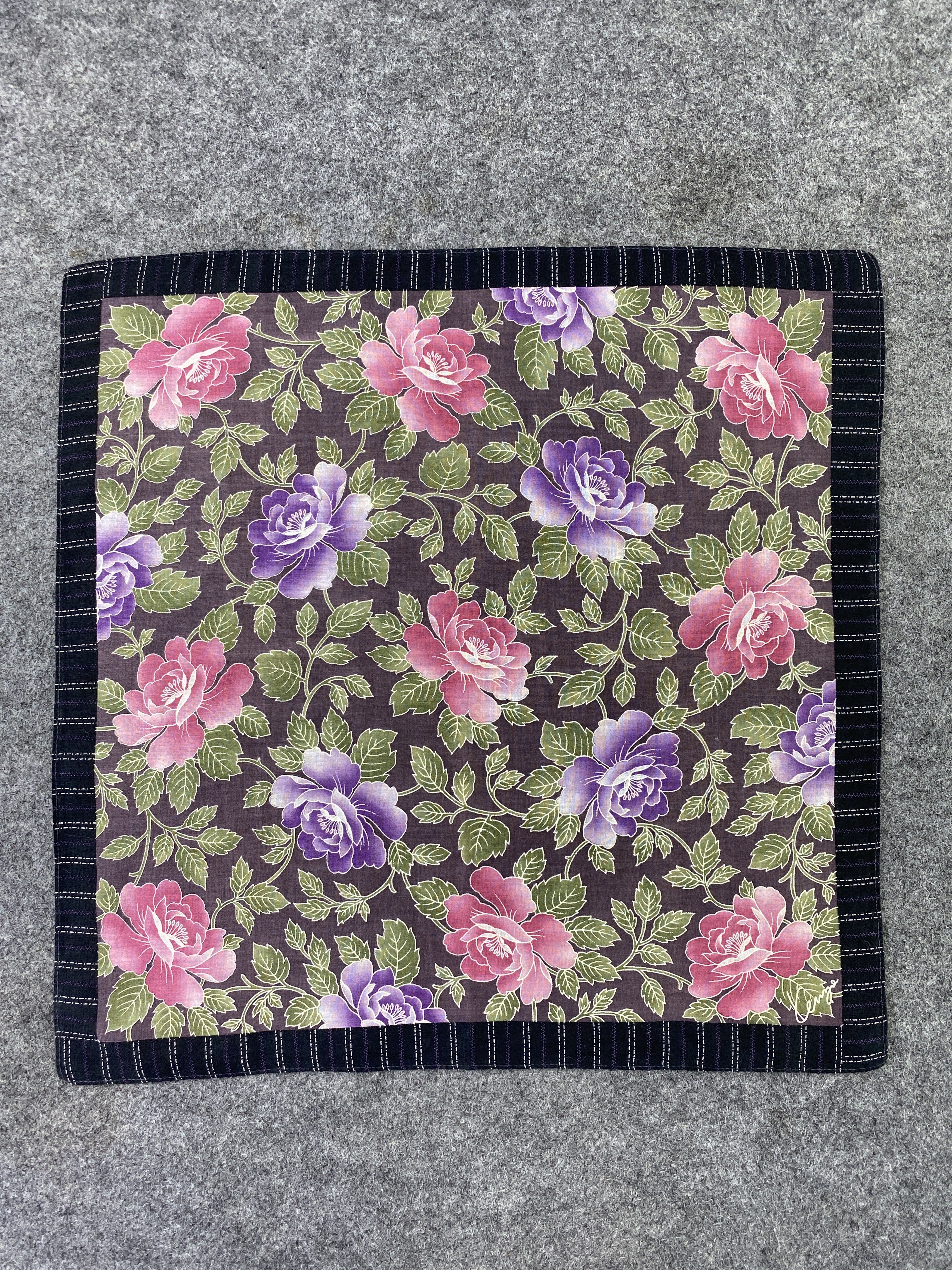Kenzo × Vintage Kenzo Handkerchief / Bandana / Neckerchief / Headscarf-B133 Size ONE SIZE - 3 Thumbnail