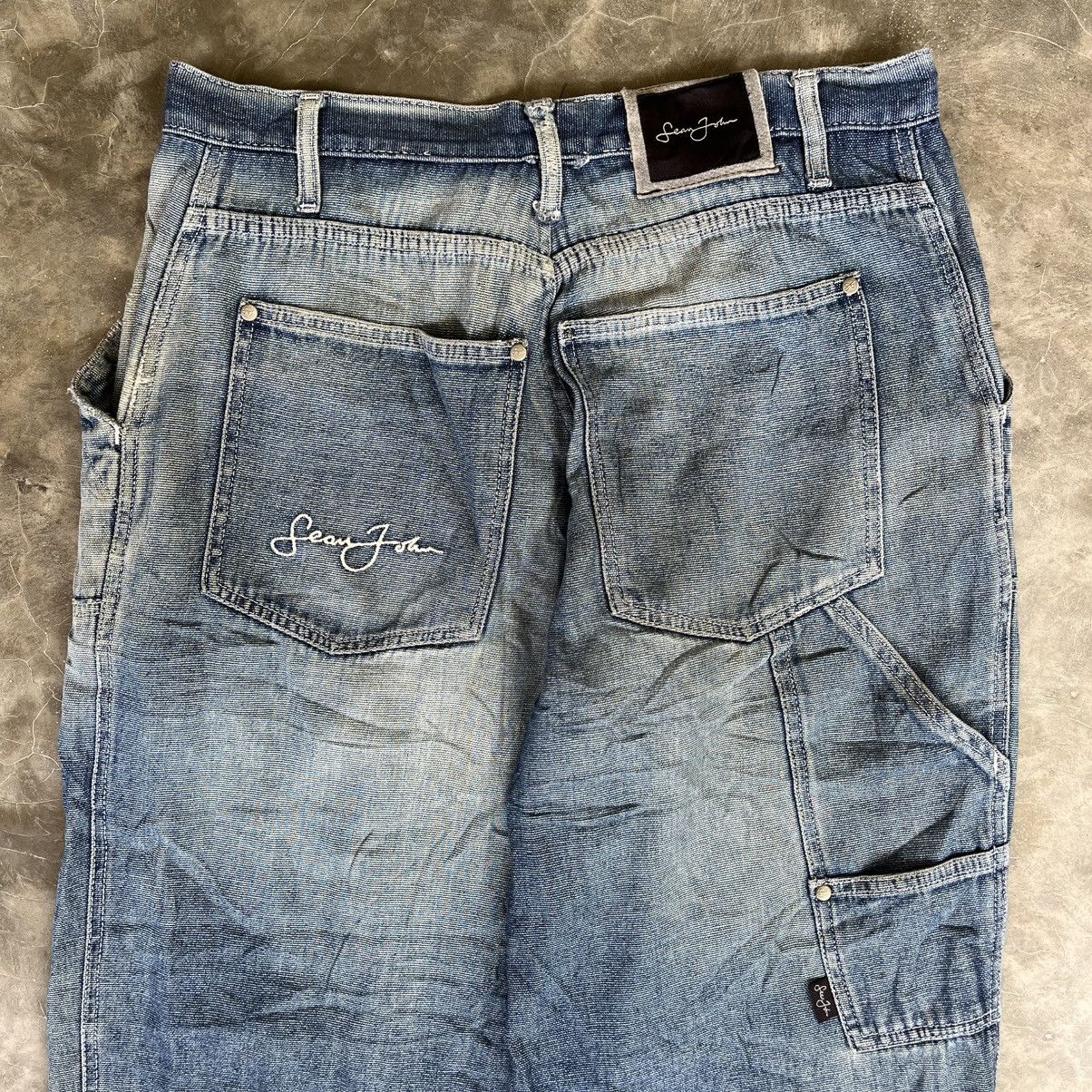 Sean John 2000’s Sean John Carpenther Jeans Size US 34 / EU 50 - 4 Thumbnail