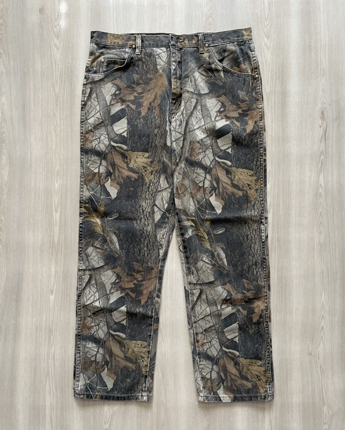 Wrangler VTG Pro Gear Wrangler Realtree Camo Sz 38x32 *38x31 Size US 38 / EU 54 - 2 Thumbnail