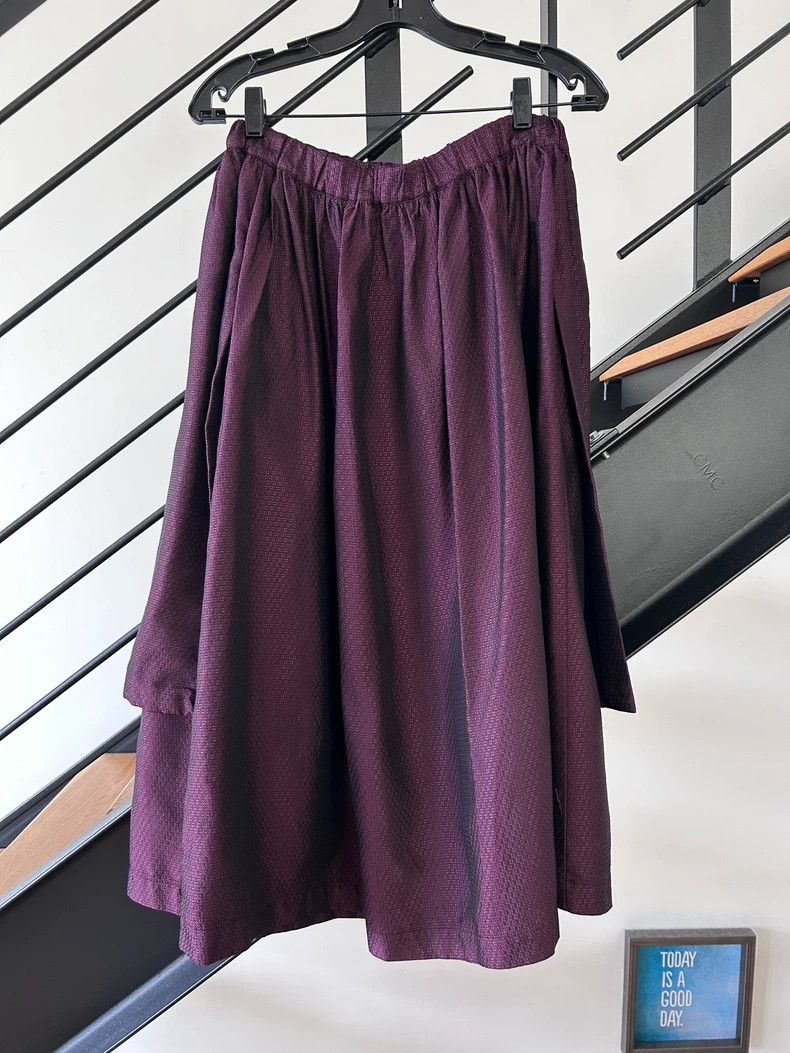 Comme des Garcons Comme Des Garcons size M Burgundy Skirt Size 24" / US 00 / IT 34 - 2 Thumbnail
