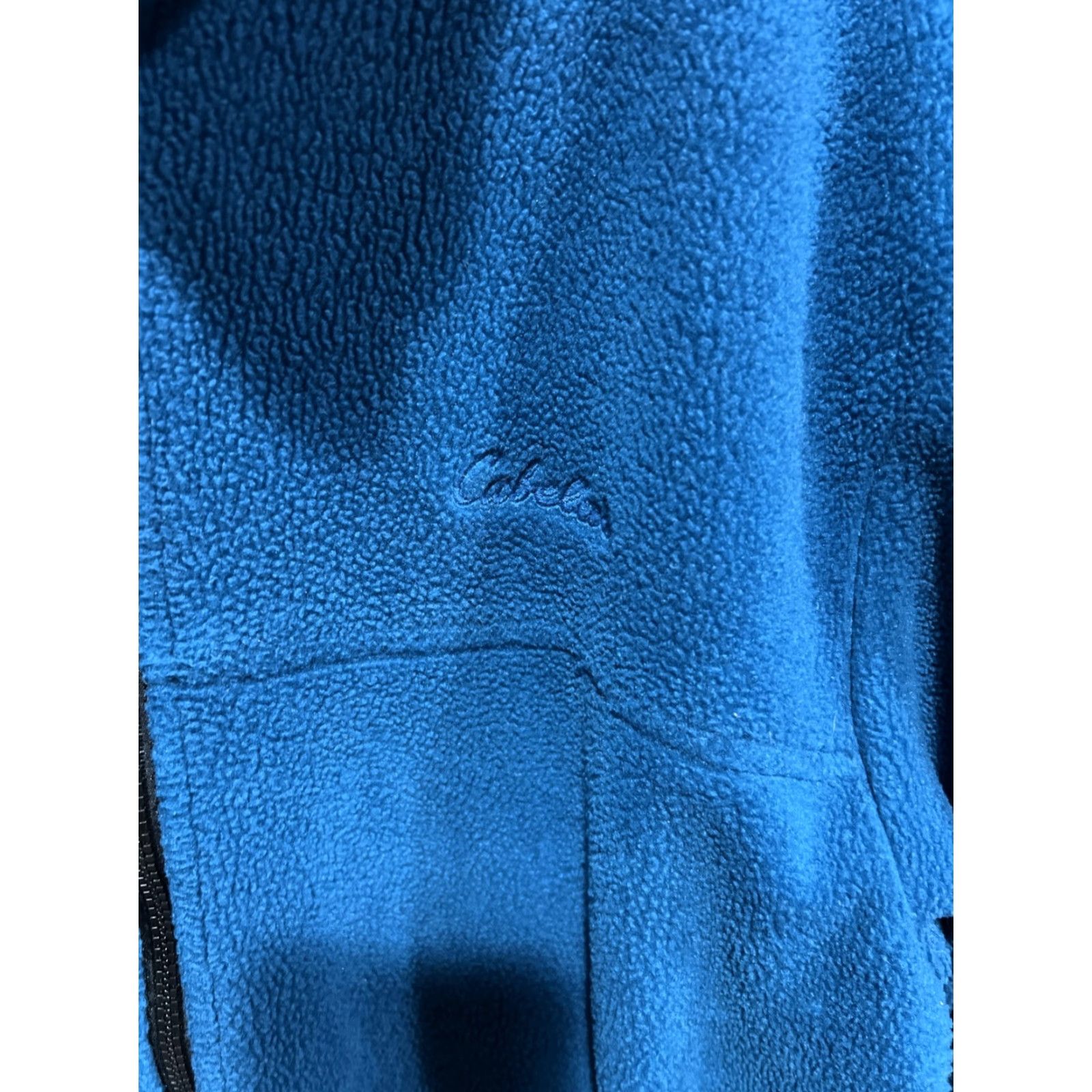 Vintage VINTAGE Cabela’s Jacket Mens L Blue Teal Fleece Zip Up Bomber Style Polartec Pockets 90s Hunting Canada Size US L / EU 52-54 / 3 - 3 Thumbnail