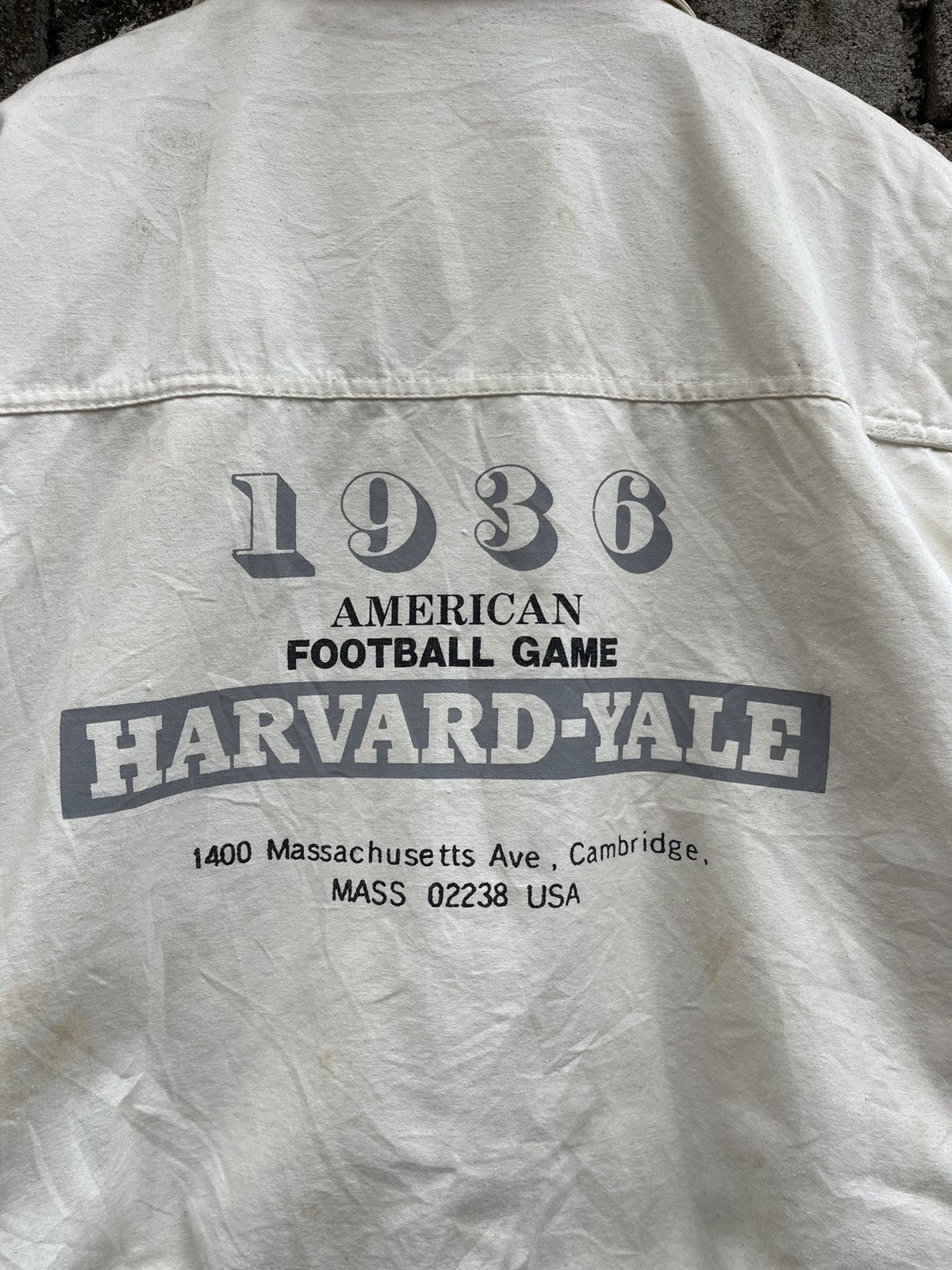 Vintage 90s VINTAGE HARVARD YALE BOMBER JACKET Size US L / EU 52-54 / 3 - 8 Thumbnail