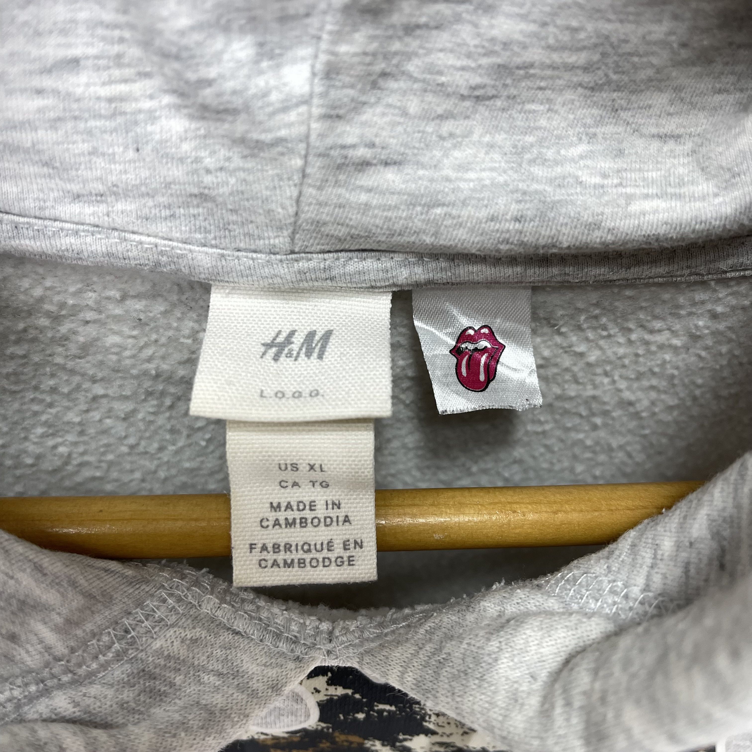 H&M H&M x THE ROLLING STONES Hoodie Pullover #1330/AT Size US XL / EU 56 / 4 - 10 Thumbnail