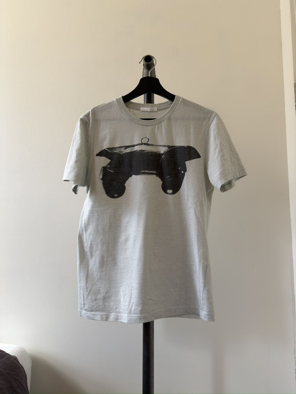 Helmut Lang FW04 "Janus in a Leather Jacket" Tee Size US XS / EU 42 / 0 - 1 Thumbnail