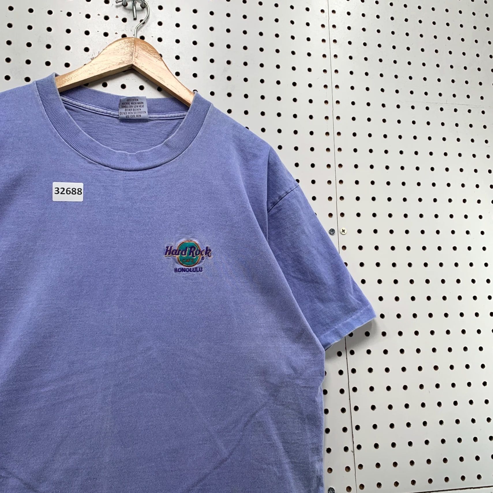 Hard Rock Cafe VINTAGE Hard Rock Shirt Hawaii Honolulu Blue L Adult Mens Size US L / EU 52-54 / 3 - 3 Thumbnail