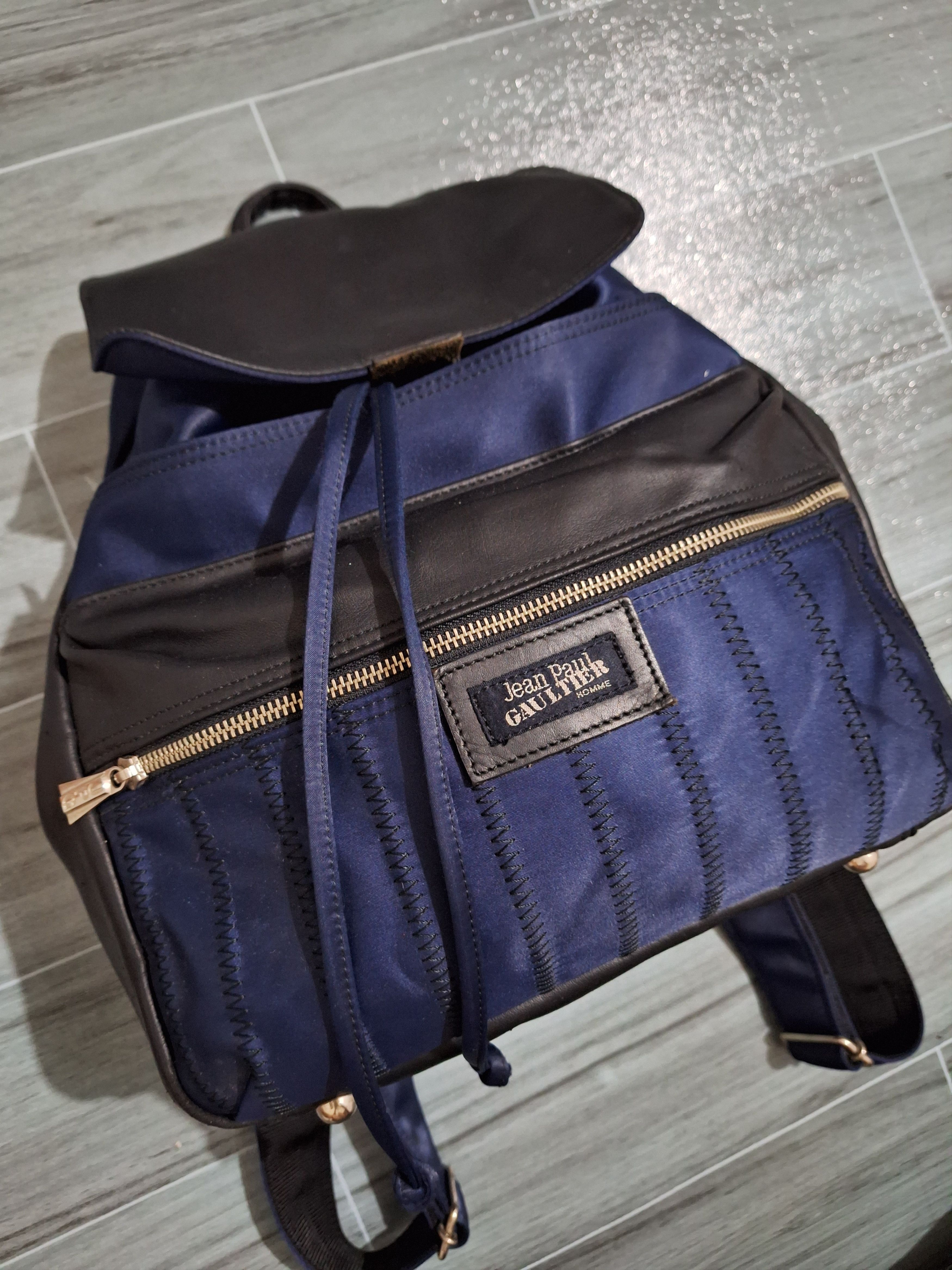 Jean Paul Gaultier JEAN PAUL GAULTIER - HOMME - Nylon/Leather Backpack Size ONE SIZE - 2 Thumbnail