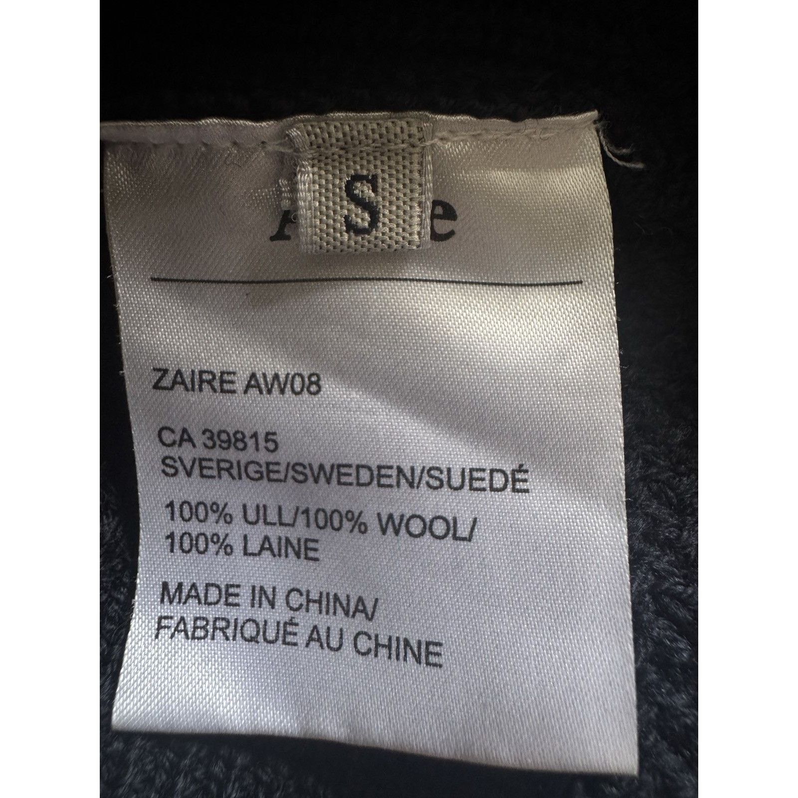 Acne Studios Vintage Acne Studios Zaire AW08 Wool Zip Cardigan Size US S / EU 44-46 / 1 - 5 Thumbnail