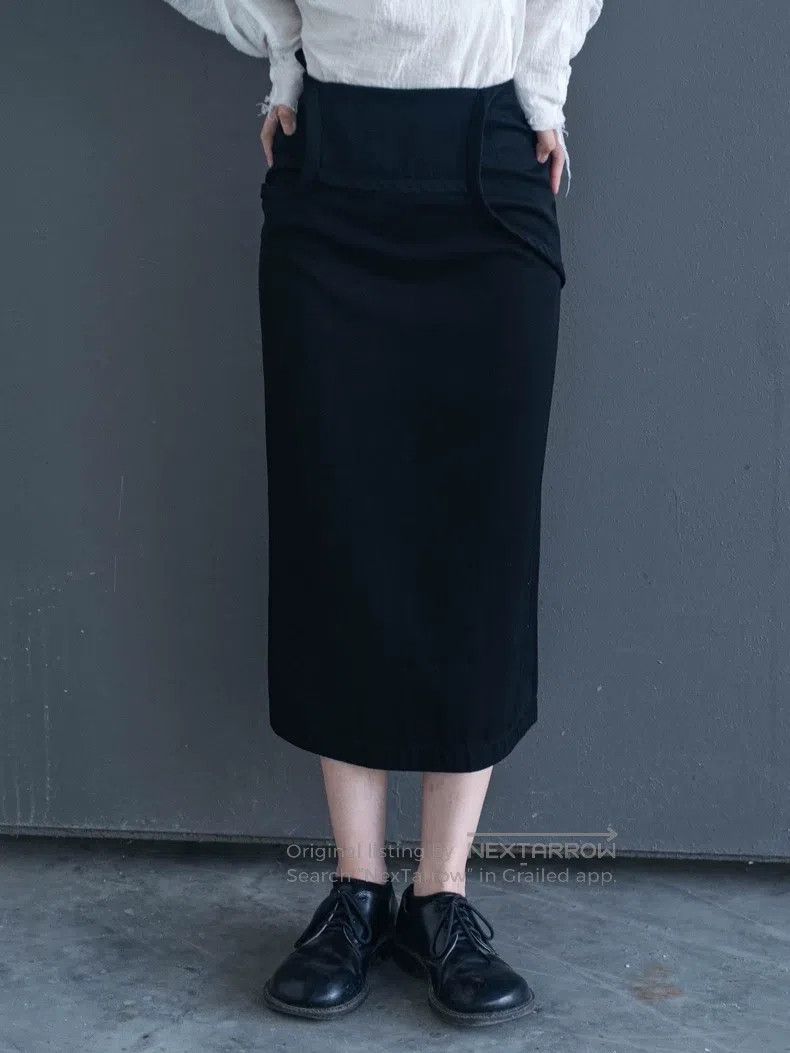 Comme des Garcons Comme Des Garcons Main Line Early Black Suspender Skirt Size S / US 4 / IT 40 - 8 Thumbnail