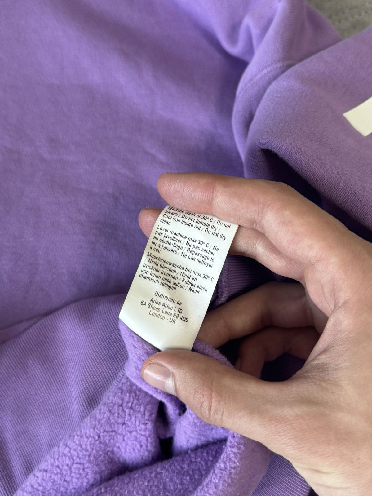 Aries Aries purple men’s sweatshirt size XL Italy brand Size US XL / EU 56 / 4 - 8 Thumbnail