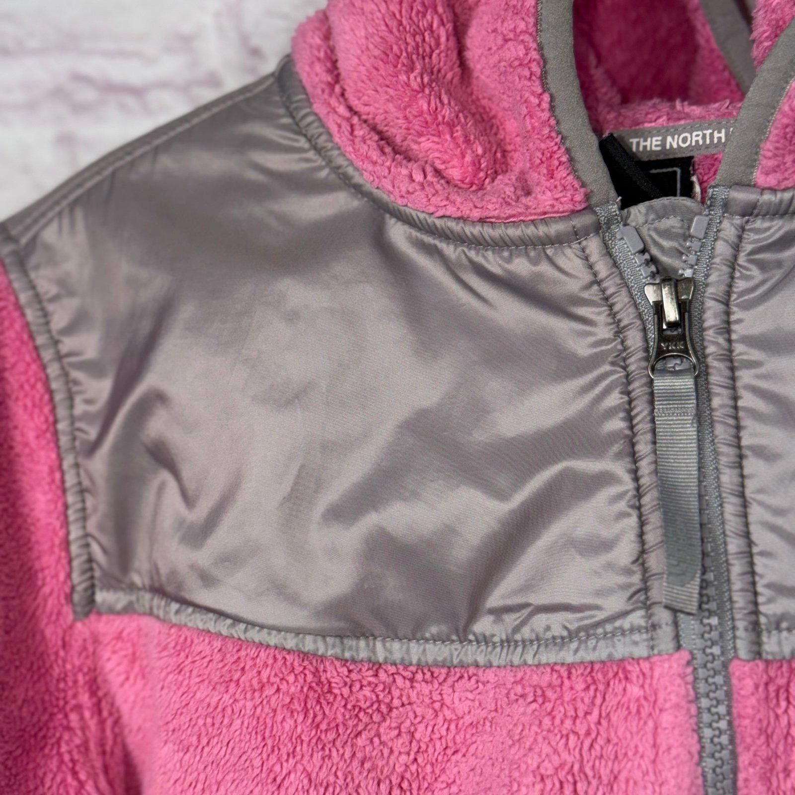 The North Face The North Face Girls' Pink Fleece Jacket XL (18) Size XL / US 12-14 / IT 48-50 - 5 Thumbnail