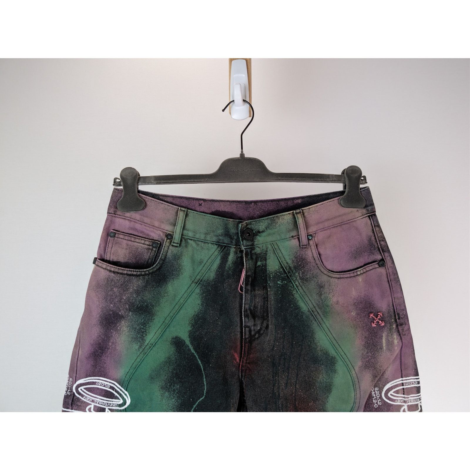 Off-White o1rshd1 Flared Jean in Multicolor Size US 32 / EU 48 - 3 Thumbnail