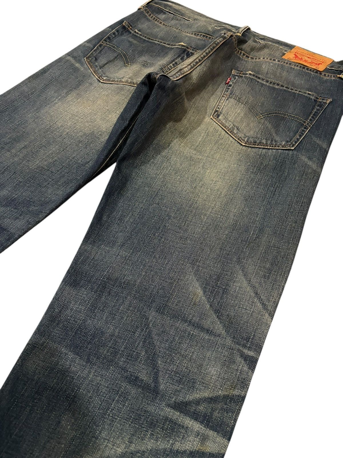 Levi's Y2k Vintage Levi’s Lot 503 Faded Straight Cut Jeans Size US 34 / EU 50 - 8 Thumbnail