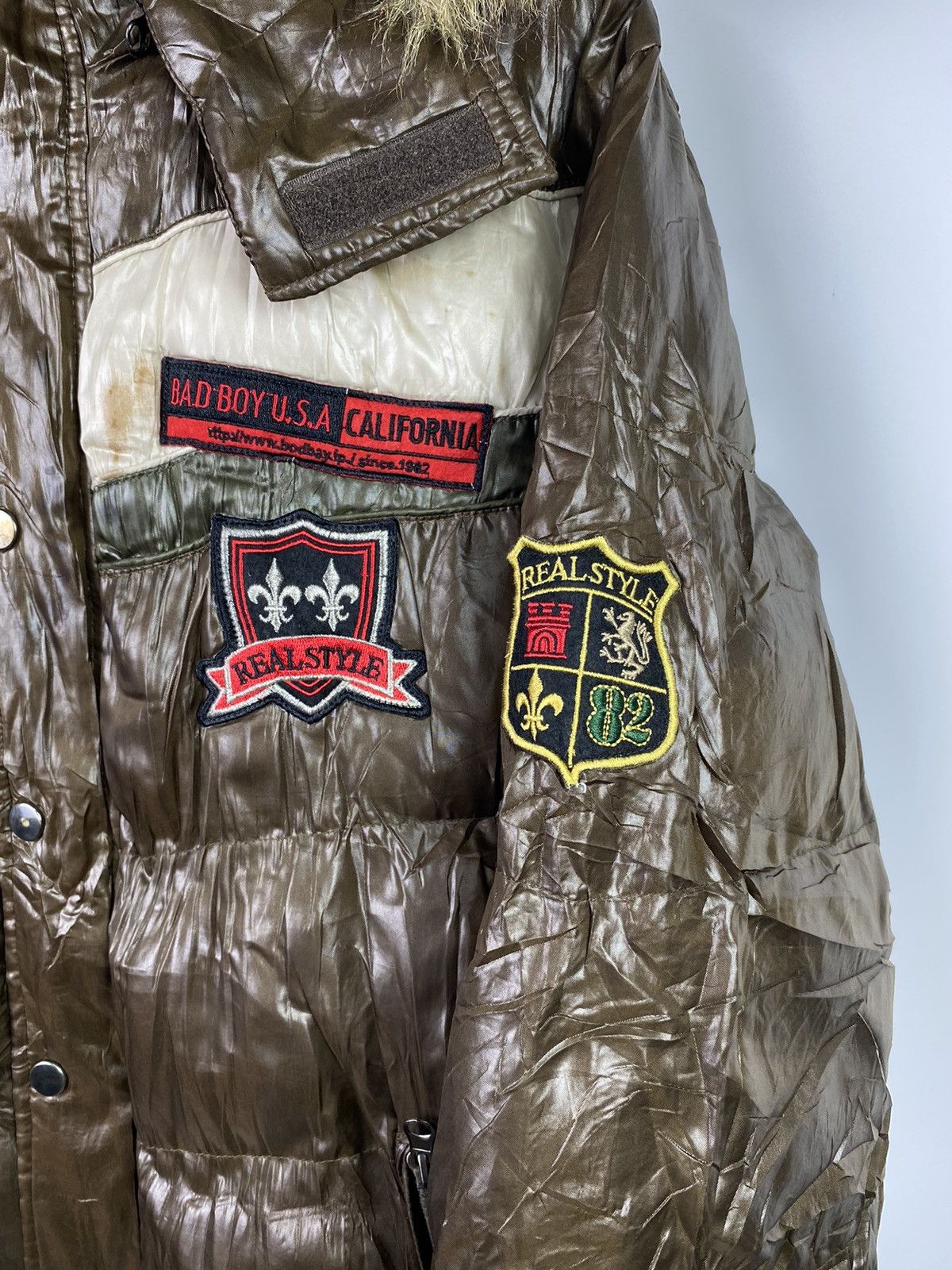 Japanese Brand Fur puffer jacket badboy ifsixwasnine style Size US L / EU 52-54 / 3 - 10 Thumbnail