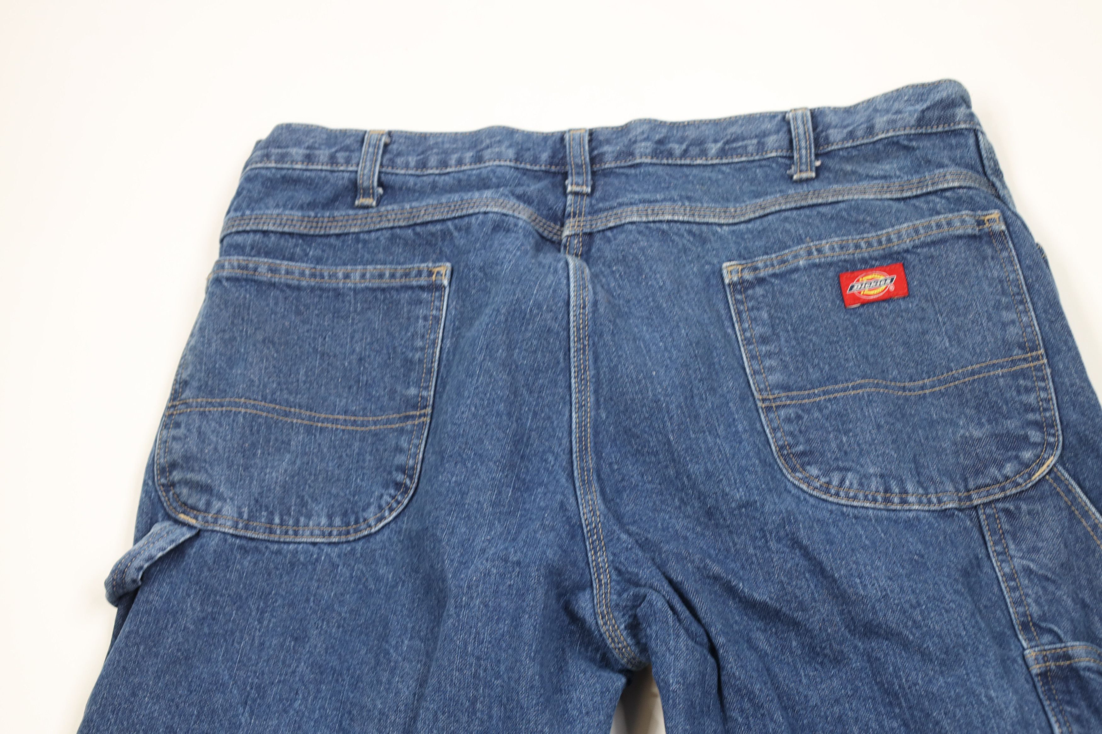 Dickies Vintage Dickies Spell Out Wide Leg Denim Jeans Blue Cotton Size US 38 / EU 54 - 11 Thumbnail