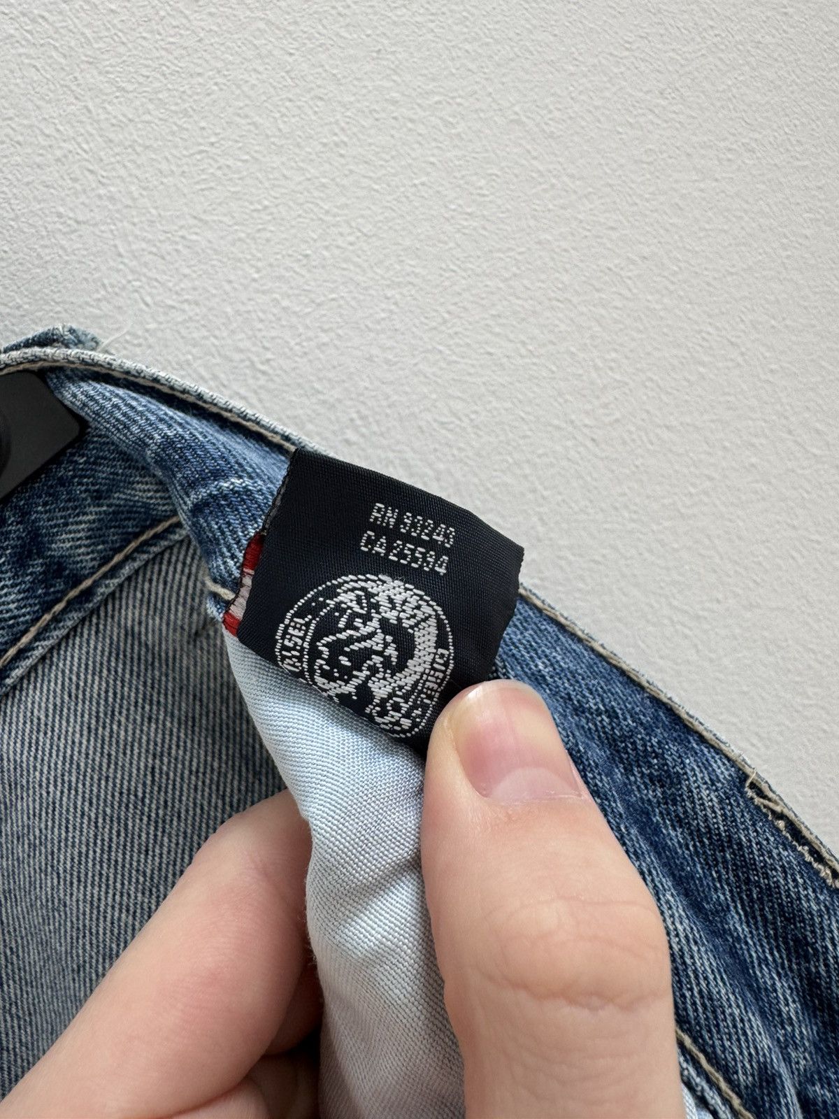 Designer × Diesel × Japanese Brand vintage rare diesel double knee jeans Size US 33 - 21 Thumbnail