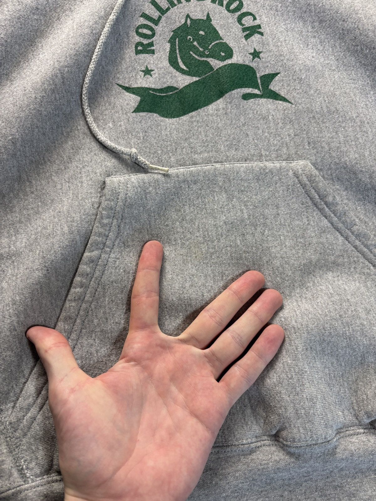 Lee Rolling Rock Beer 1990s Vintage Hoodie Pullover Heavy Boxy M Size US M / EU 48-50 / 2 - 8 Thumbnail