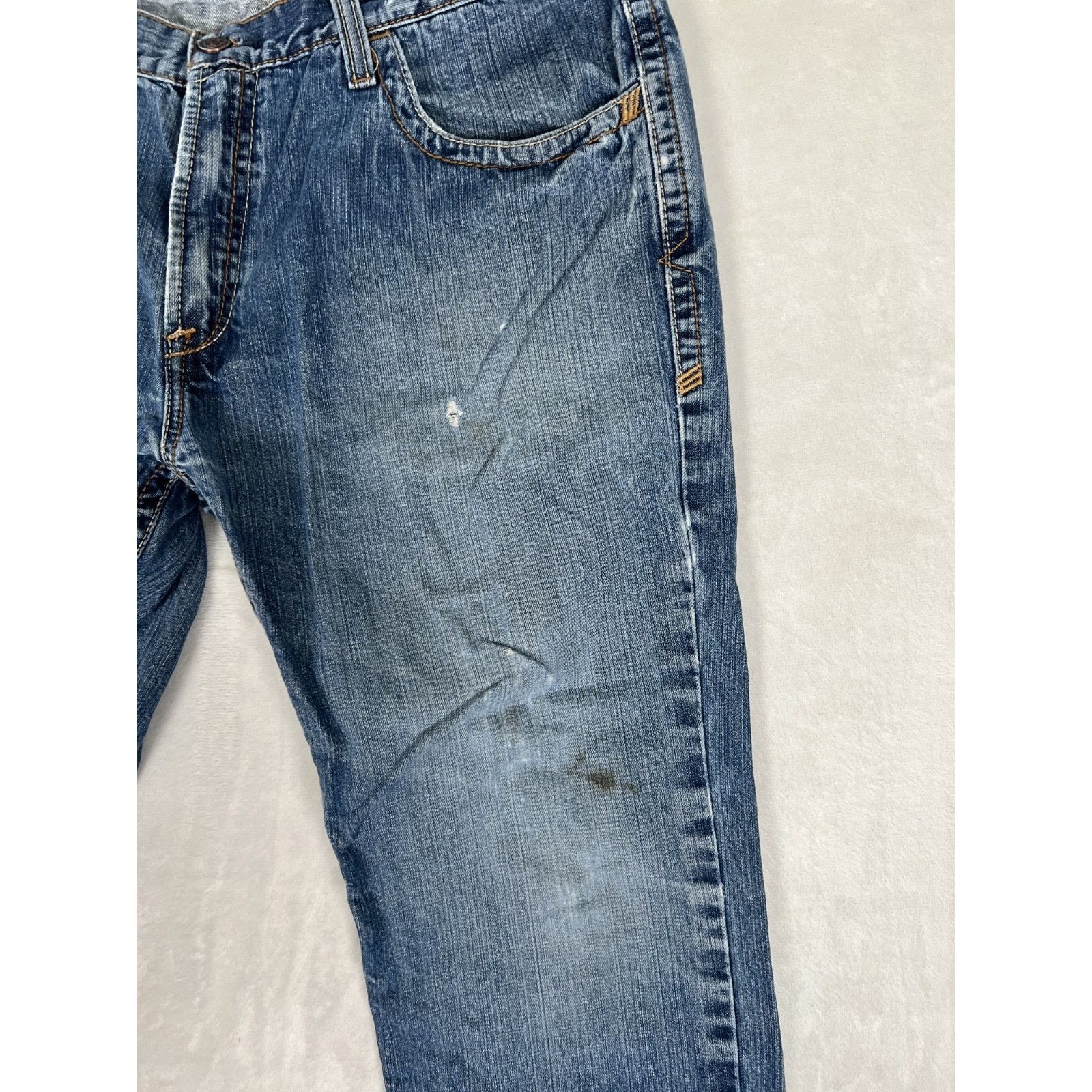 Ariat Ariat FR M4 Jeans Mens 36x32 Blue Low Rise Boot Flame Resist Size US 36 / EU 52 - 3 Thumbnail
