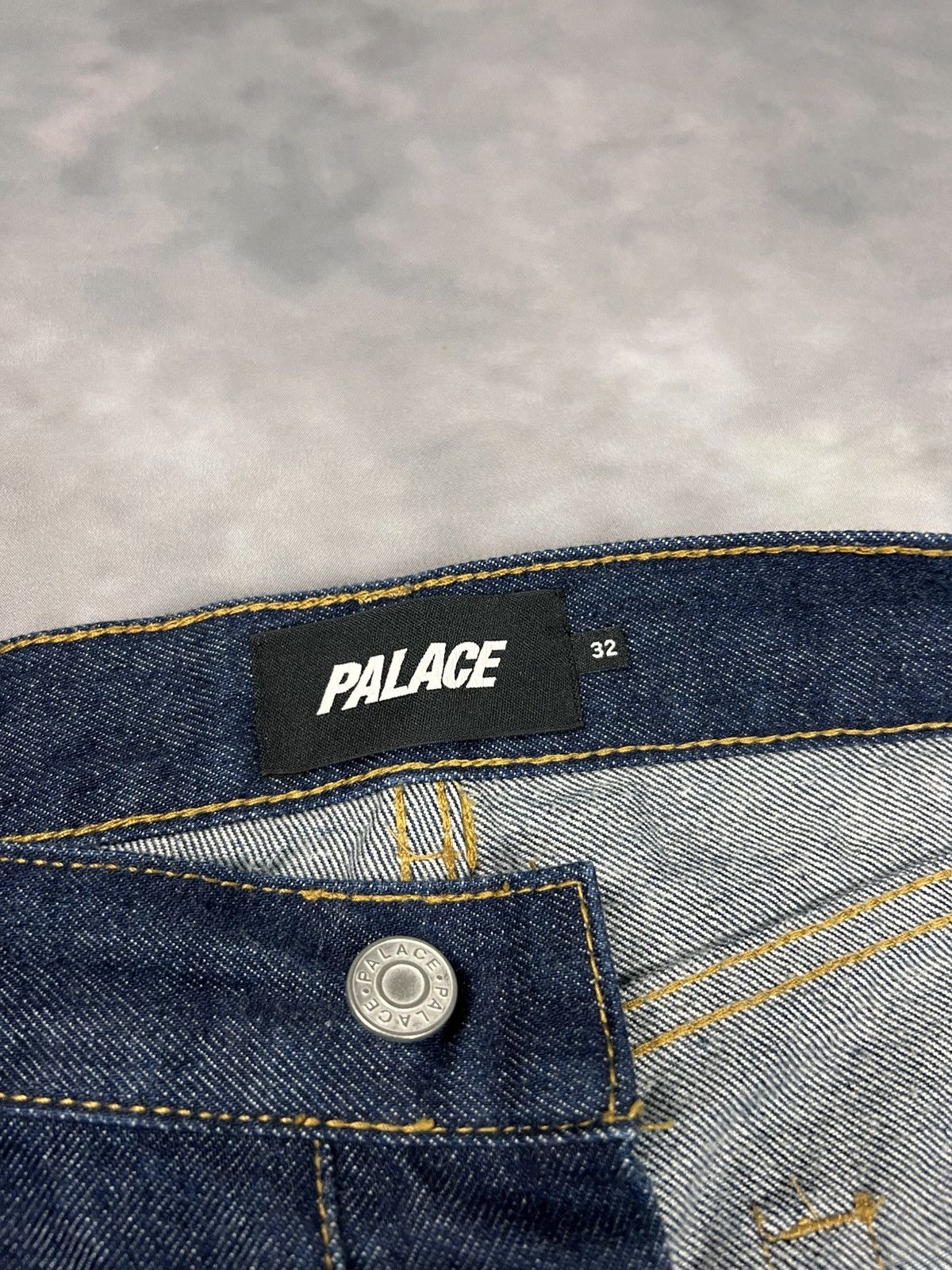 Palace Palace Skateboards Jeans Indigo Blue 32 OG Tri-Ferg Baggy Size US 32 / EU 48 - 10 Thumbnail